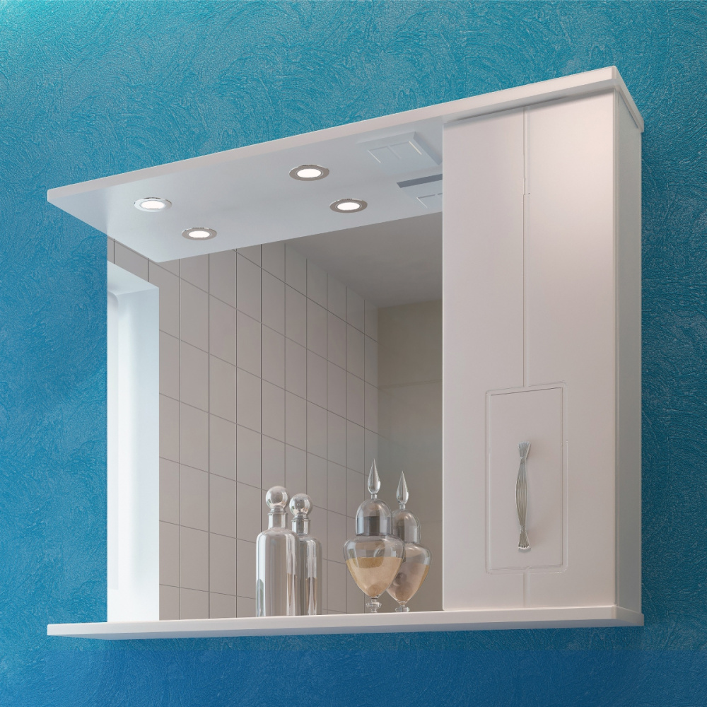 85 Зеркало-шкаф "Алегра 85" правое