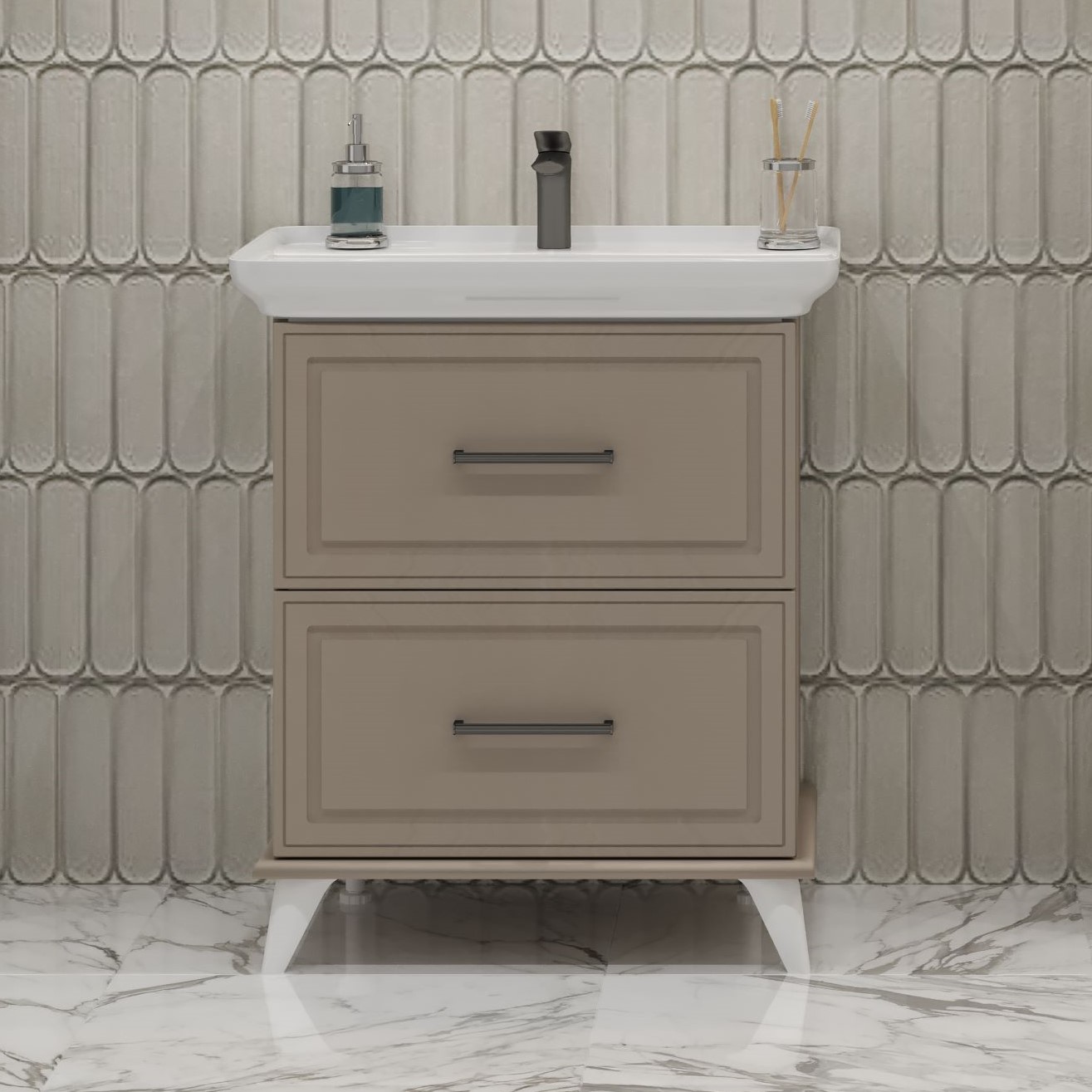 75 Тумба "Michael 75" №2 (ум. Дуглас 750), цвет мокка мусс