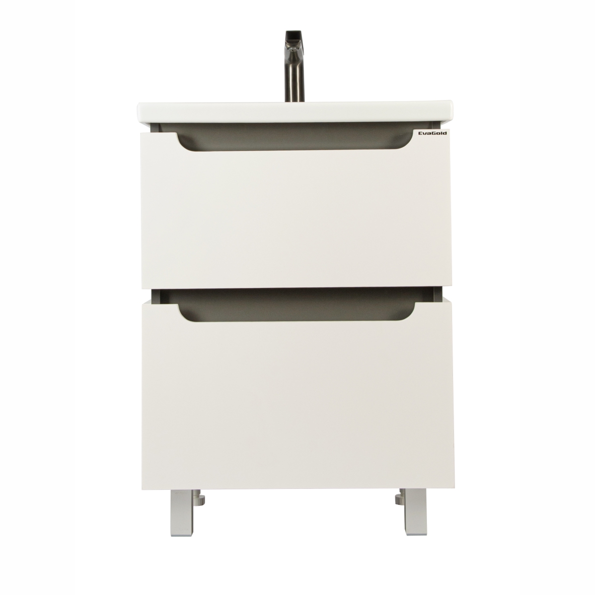 60 Тумба "Vesta 60" №4 (ум. Como 60) белый/графит Pur-клей