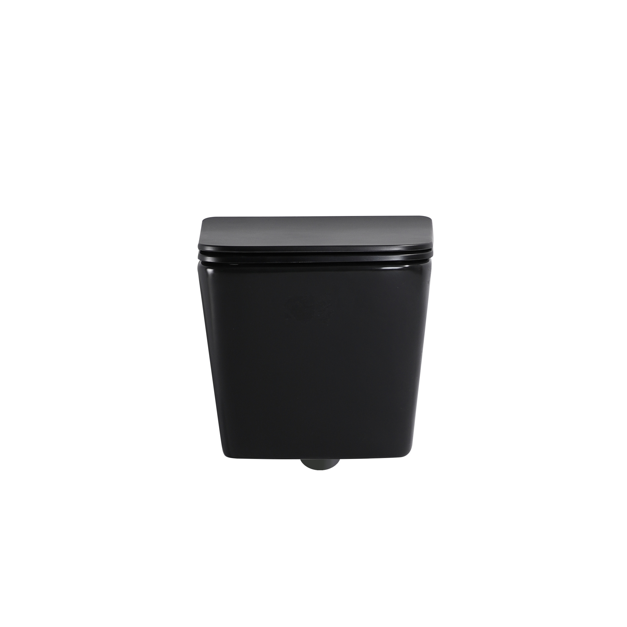 Унитаз подвесной EG130BM черный матовый безободковый, сиденье тонкое ДП, крепления