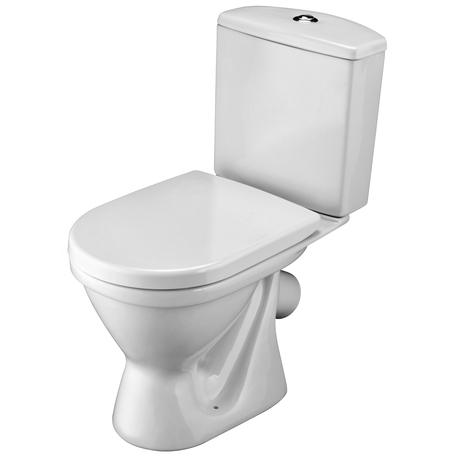 Унитаз-компакт "Алькор" анвп  (стандарт: 2-реж., дюро, метал крепеж, н/п) 