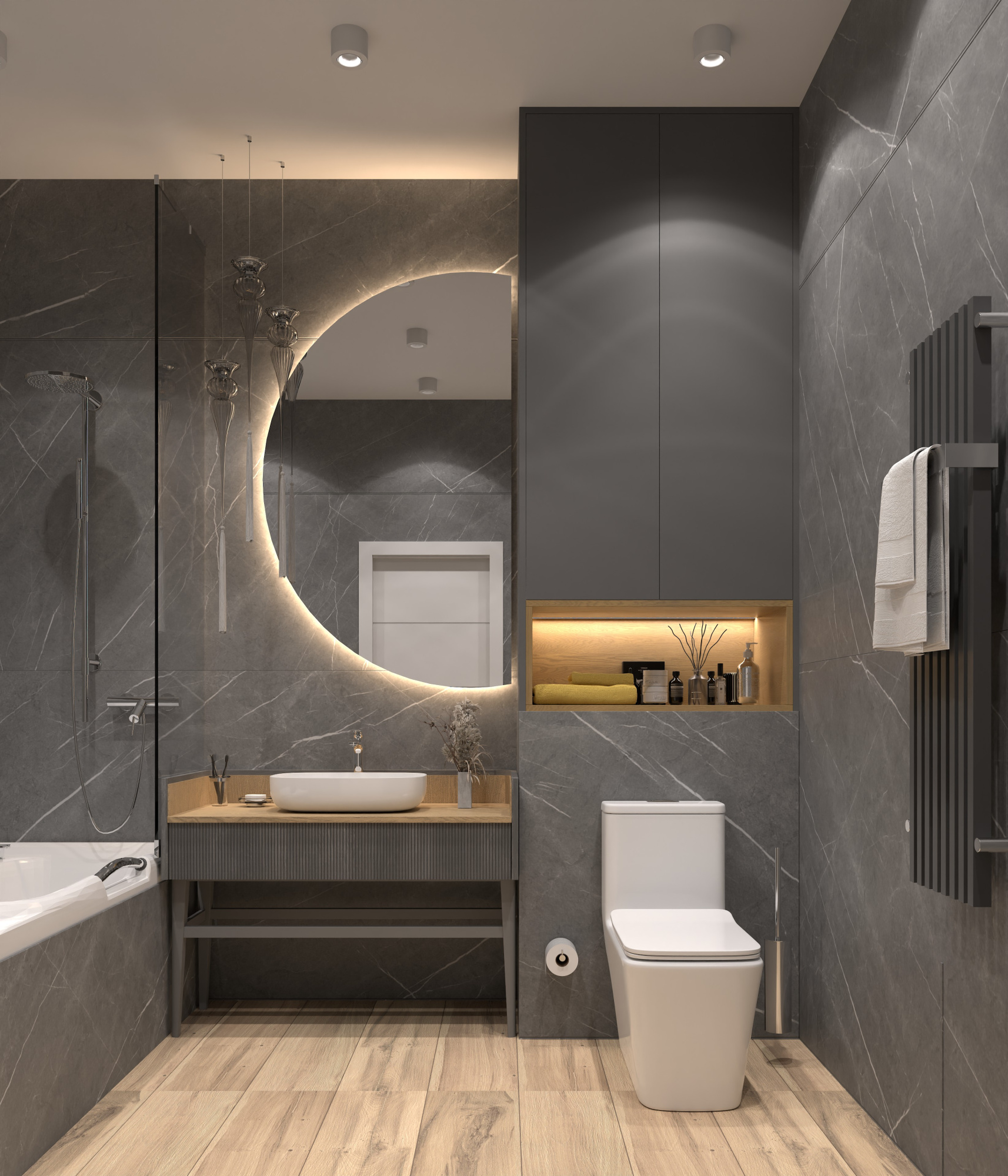 Унитаз-моноблок SM9616 безободковый, сиденье тонкое ДП, арматура (с гофрой и подводкой)