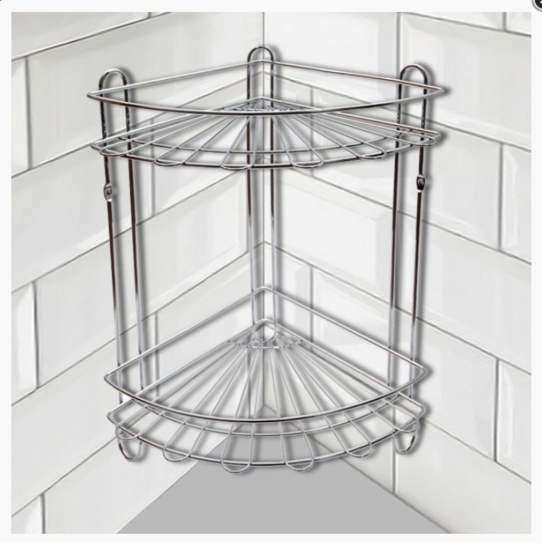 Полка угловая хром 2-ая AE-435A, хром