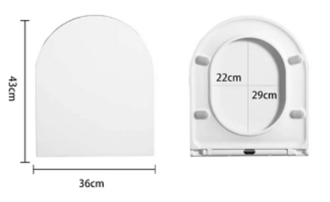 Сиденье ДП с доводчиком для унитаза P01