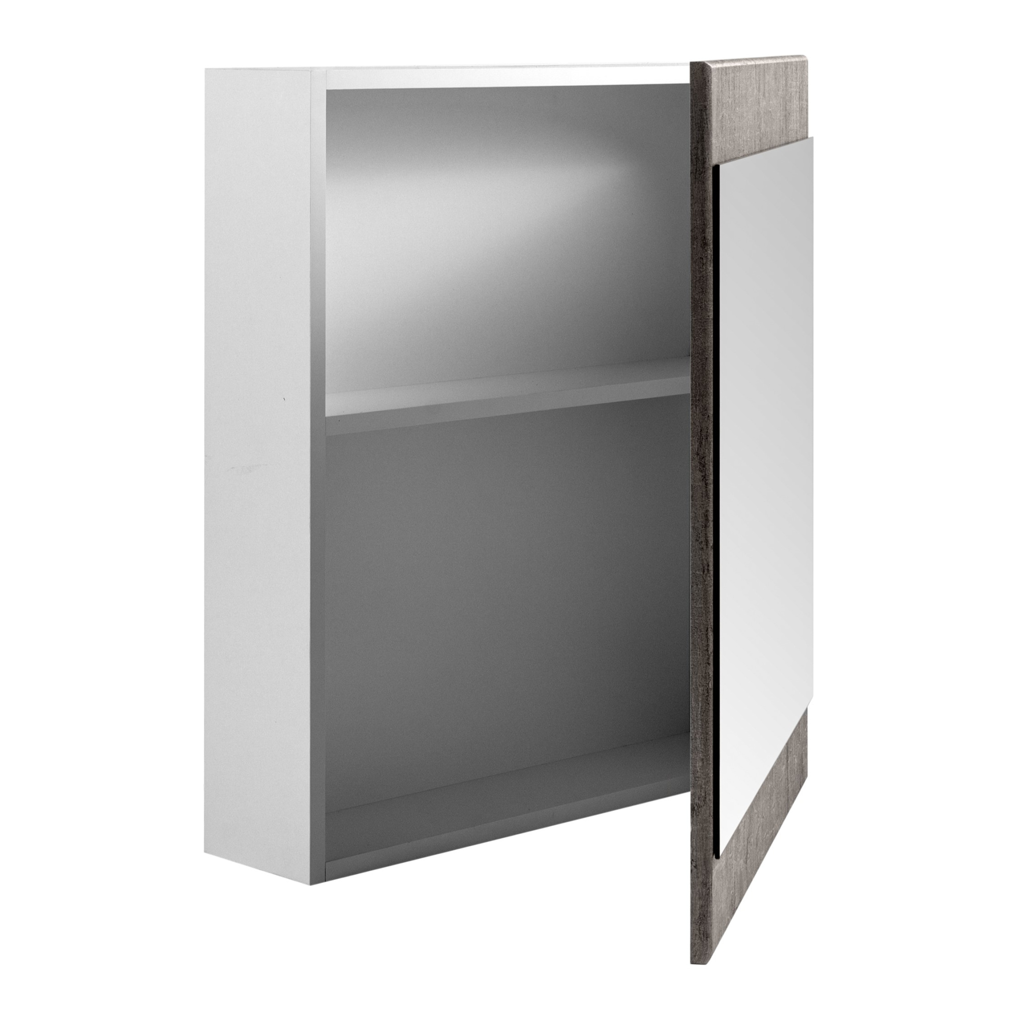 60 Зеркало-шкаф "OLIVER 60", кора дуба