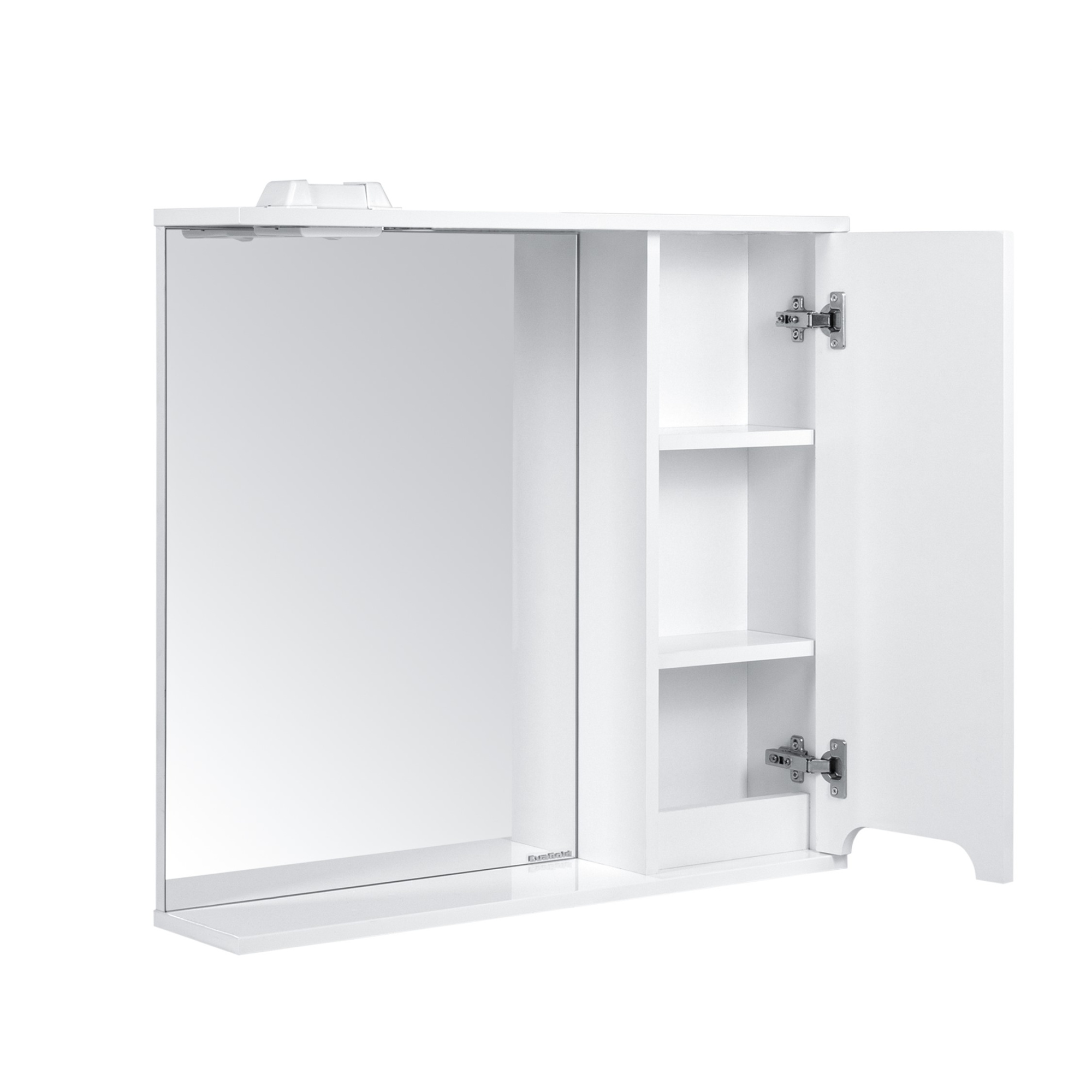 75 Зеркало-шкаф "Vesta 75" № 3 белый глянец Pur-клей