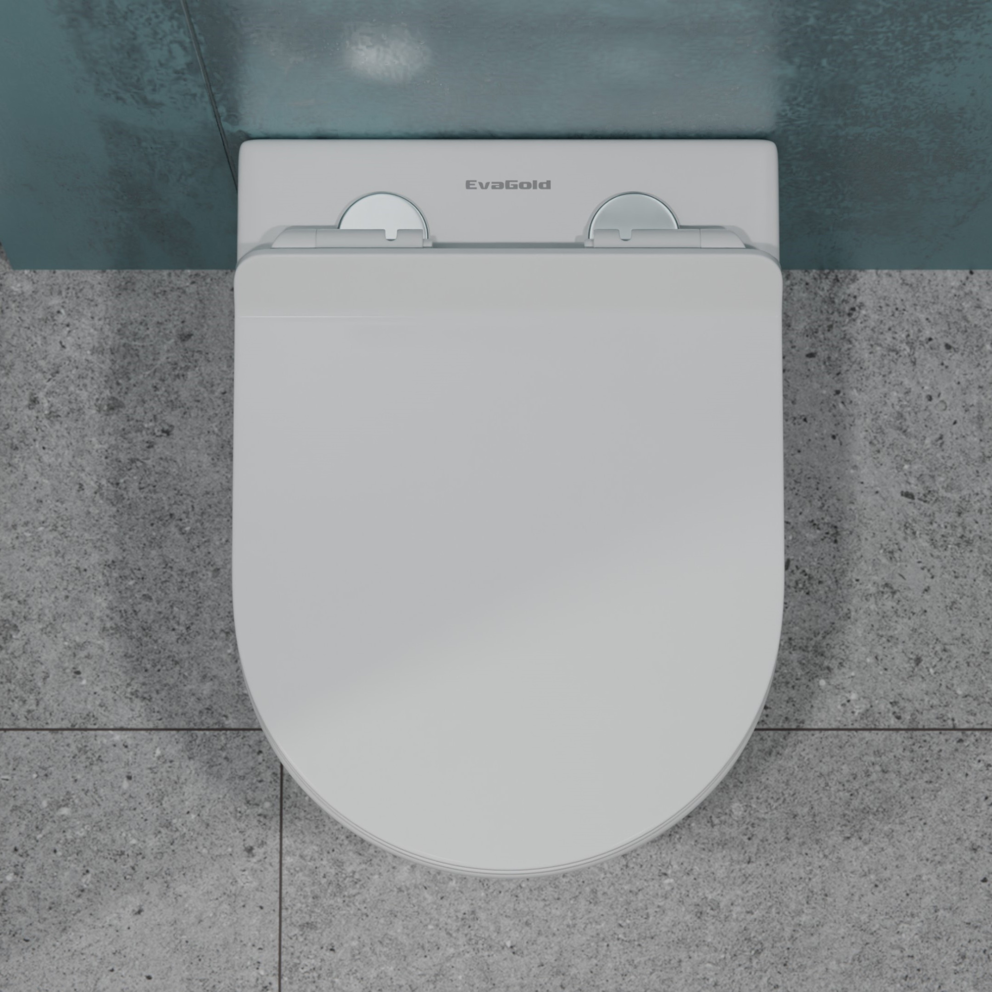 Унитаз подвесной K505 безободковый, сиденье тонкое ДП, крепления