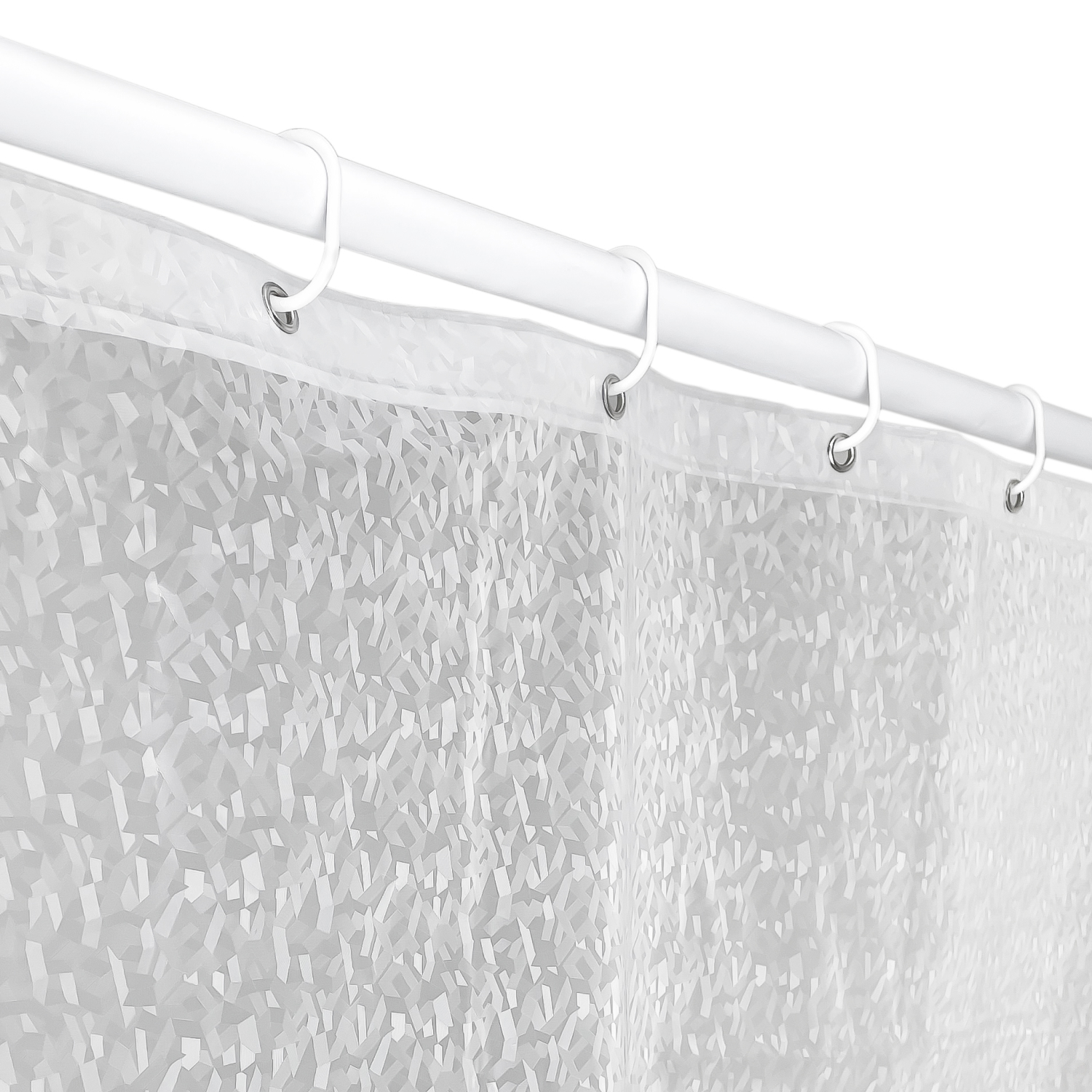 К Шторка для ванной комнаты PE+EVA "ICE" 200*180 FORA