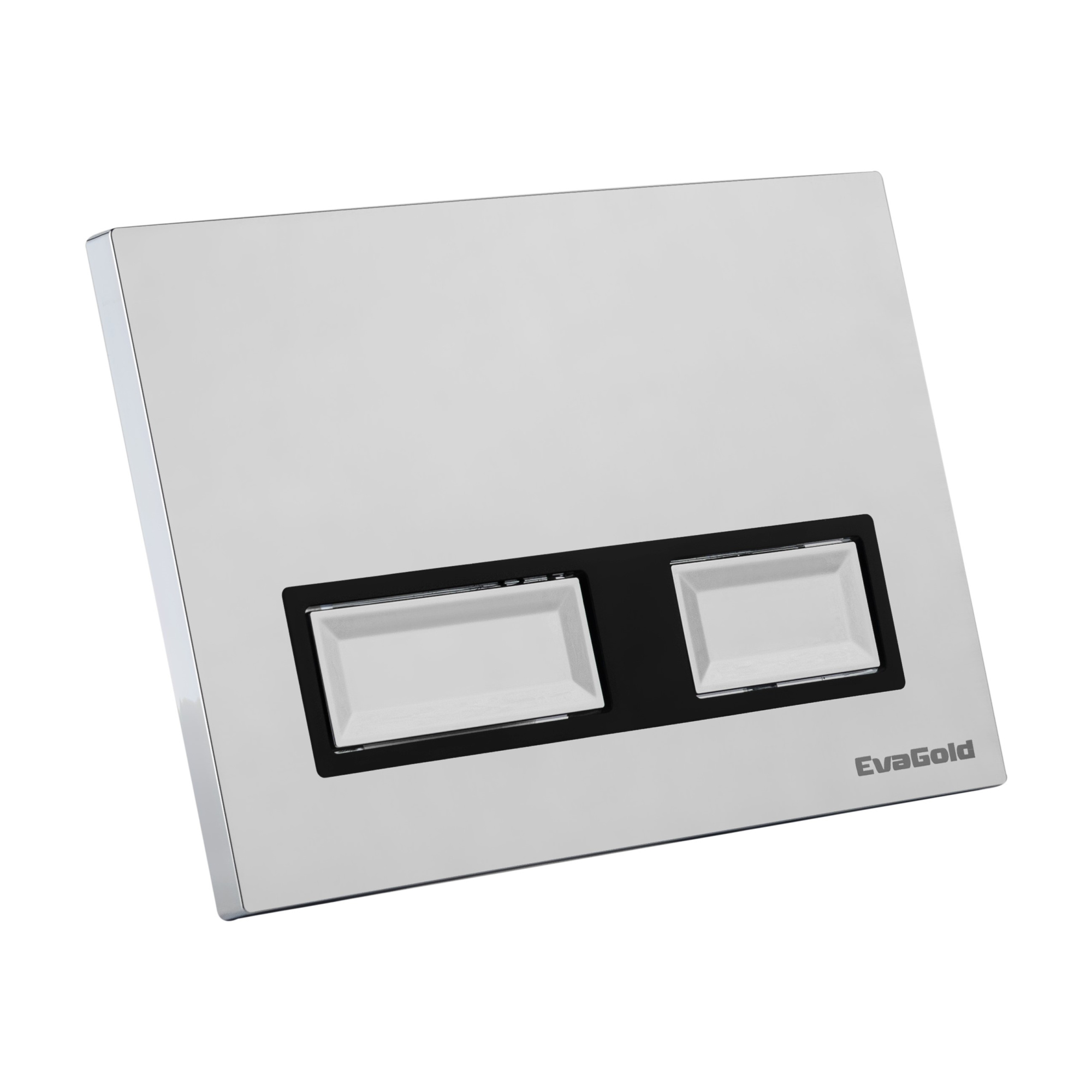 Кнопка смыва сенсорная EvaGold 08S, пластик хром для инсталляции EvaGold 500S с сенсорным управлением