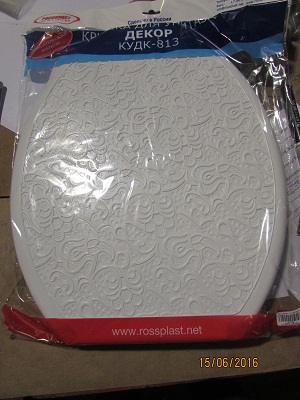 Сиденье ДЕКОР Ажур белая (10)