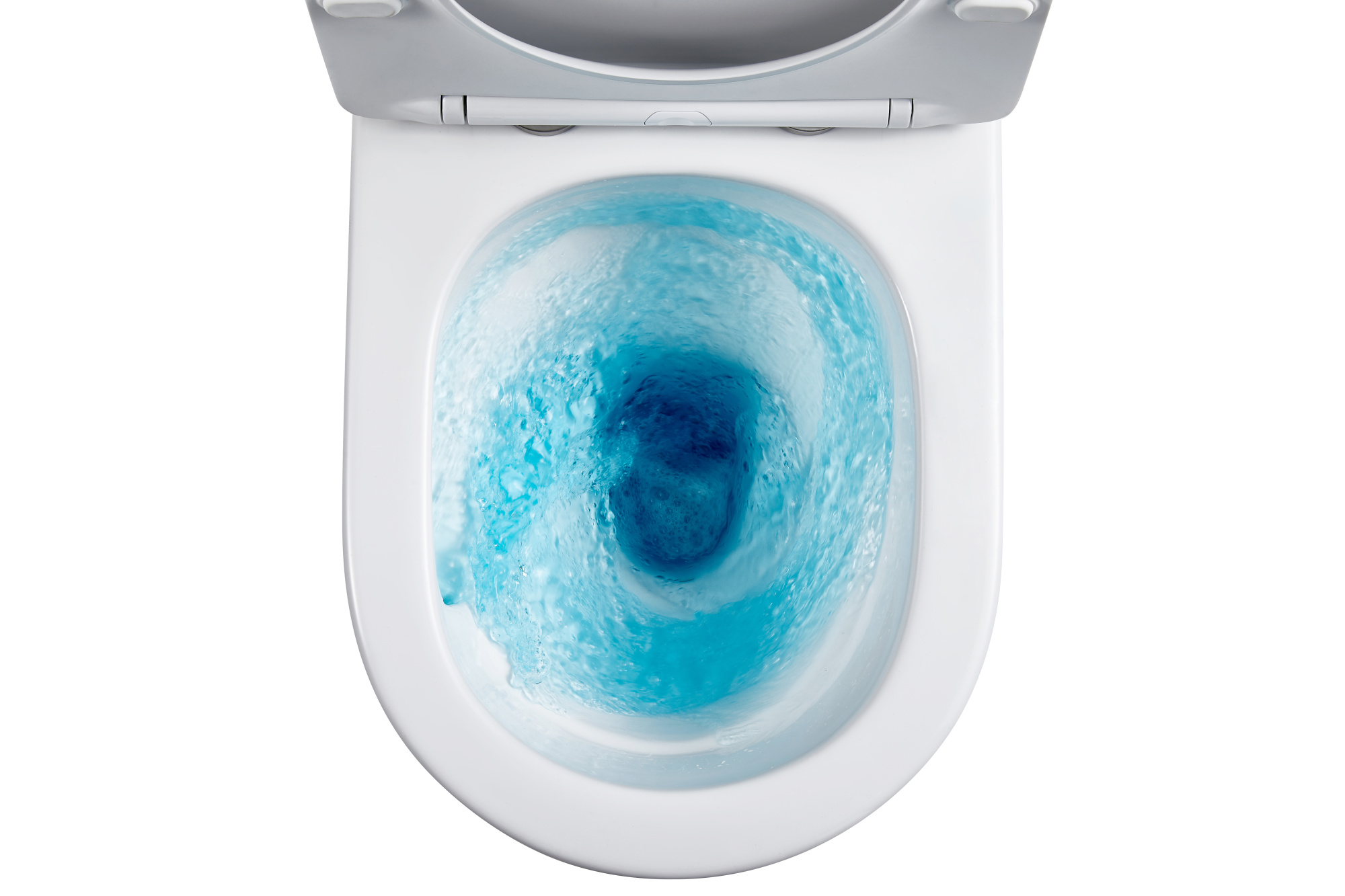 Унитаз-компакт EG310T безободковый круговой смыв, сиденье тонкое ДП, крепления, арматура, горизонтальный выпуск