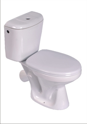 Унитаз-компакт "Находка" кос.выпуск, бок.подвод, 1 уров. арматура, сиденье полипропилен