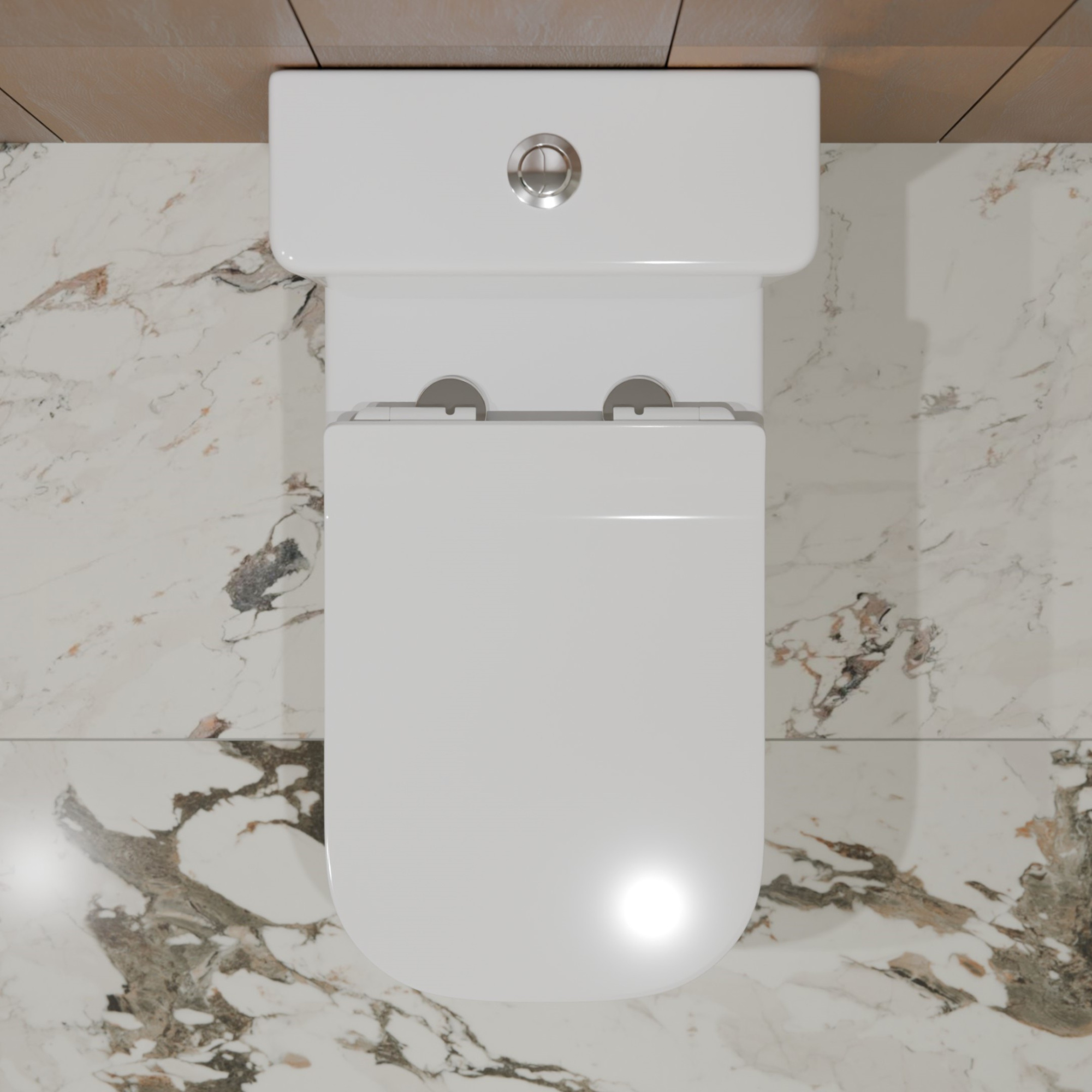 T2335 Унитаз-компакт, безободковый круговой смыв, сиденье тонкое ДП, крепления, арматура, горизонтальный выпуск