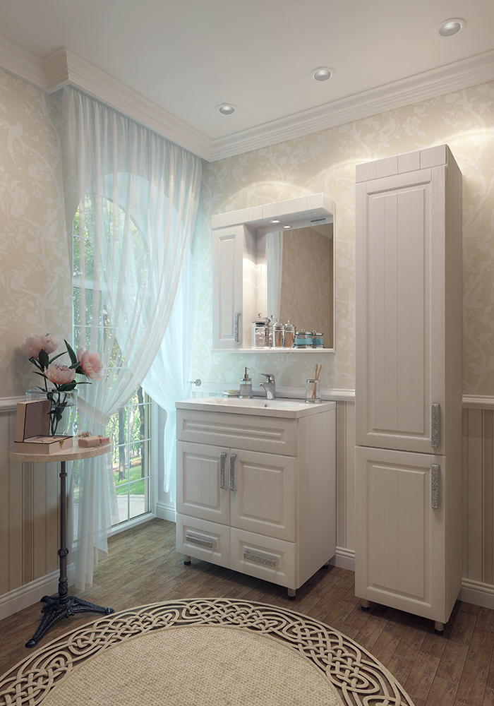 70 Тумба "Paradiz 70" (Como 70, ум. Фостер 70) белое дерево