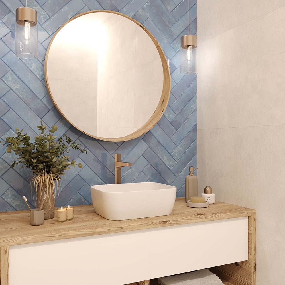 Умывальник накладной A408B прямоугольник без перелива (410*310*140 мм)