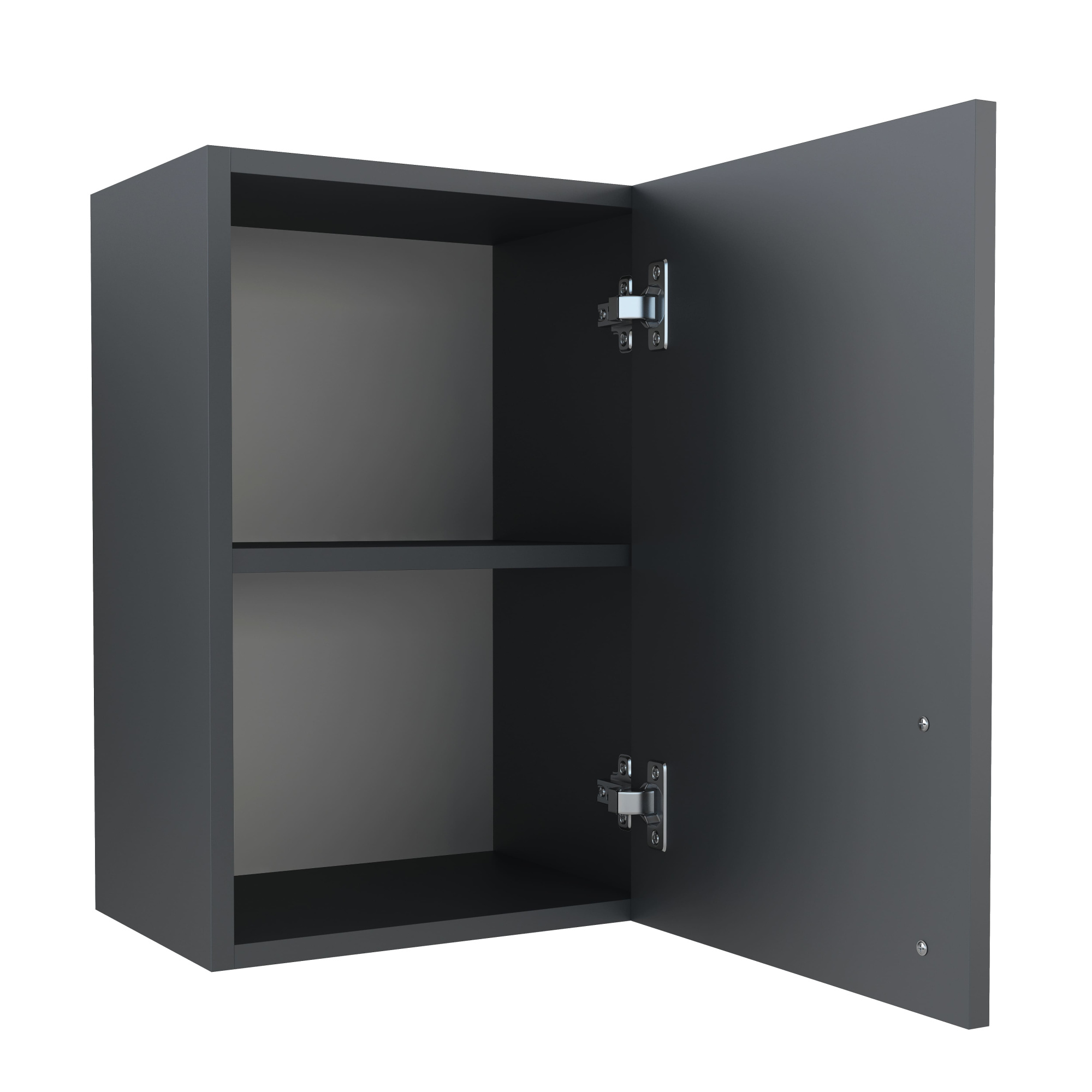 400 Шкаф навесной для посуды с полкой - Графит