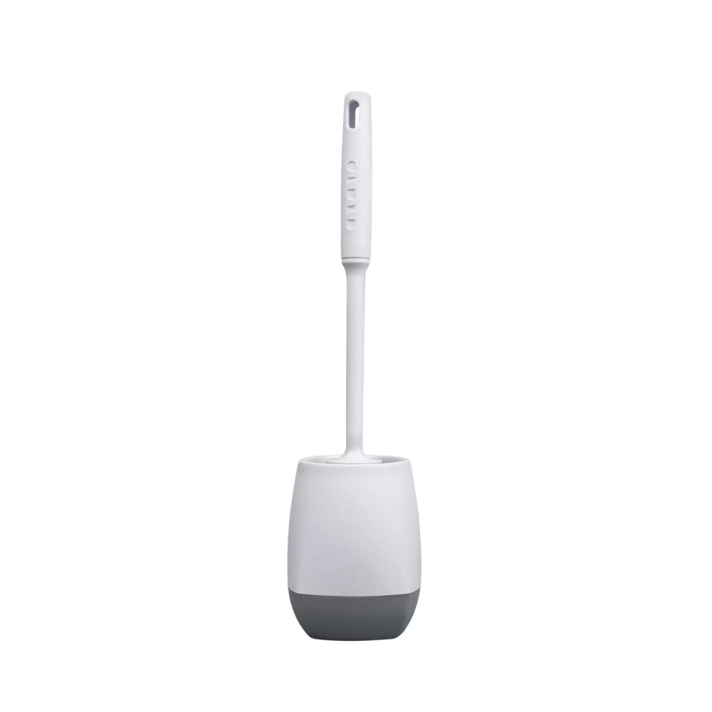 Ершик для унитаза силиконовый напольный/подвесной, круглый "Kleber Lite"