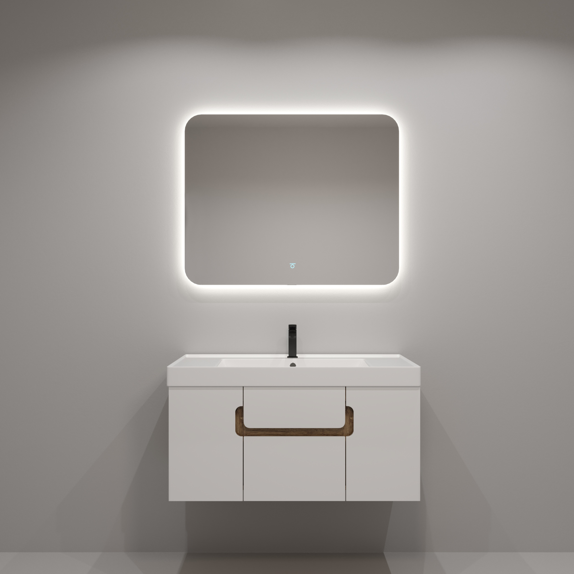 100 Подвесная тумба "Demi 100" (ум. Грэмми 1000, Line 100, Adel 100)