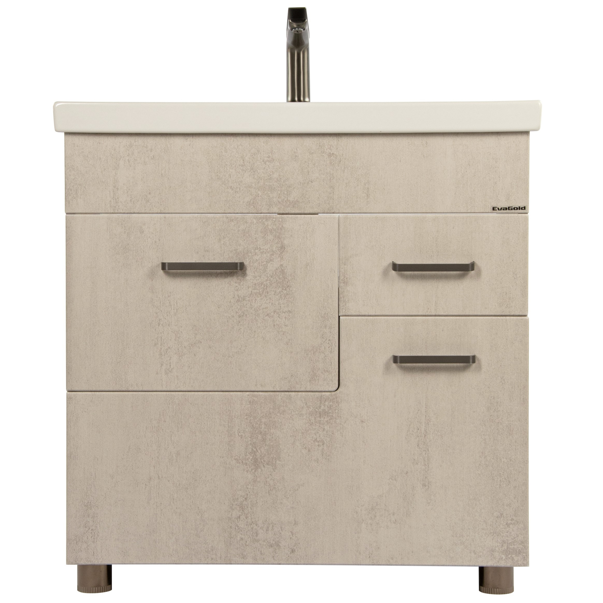 80 Тумба "Catherine 80 №2"  (ум. Фостер 800П/800/COMO 80) белый камень