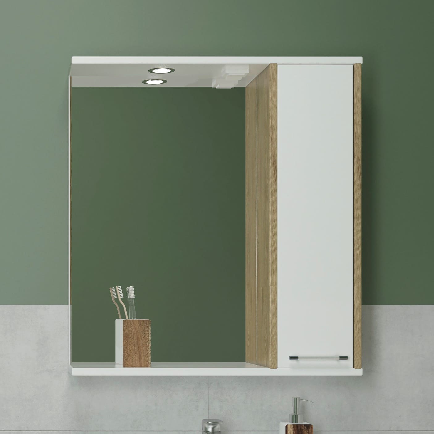 50 Зеркало-шкаф "Шимо -50"