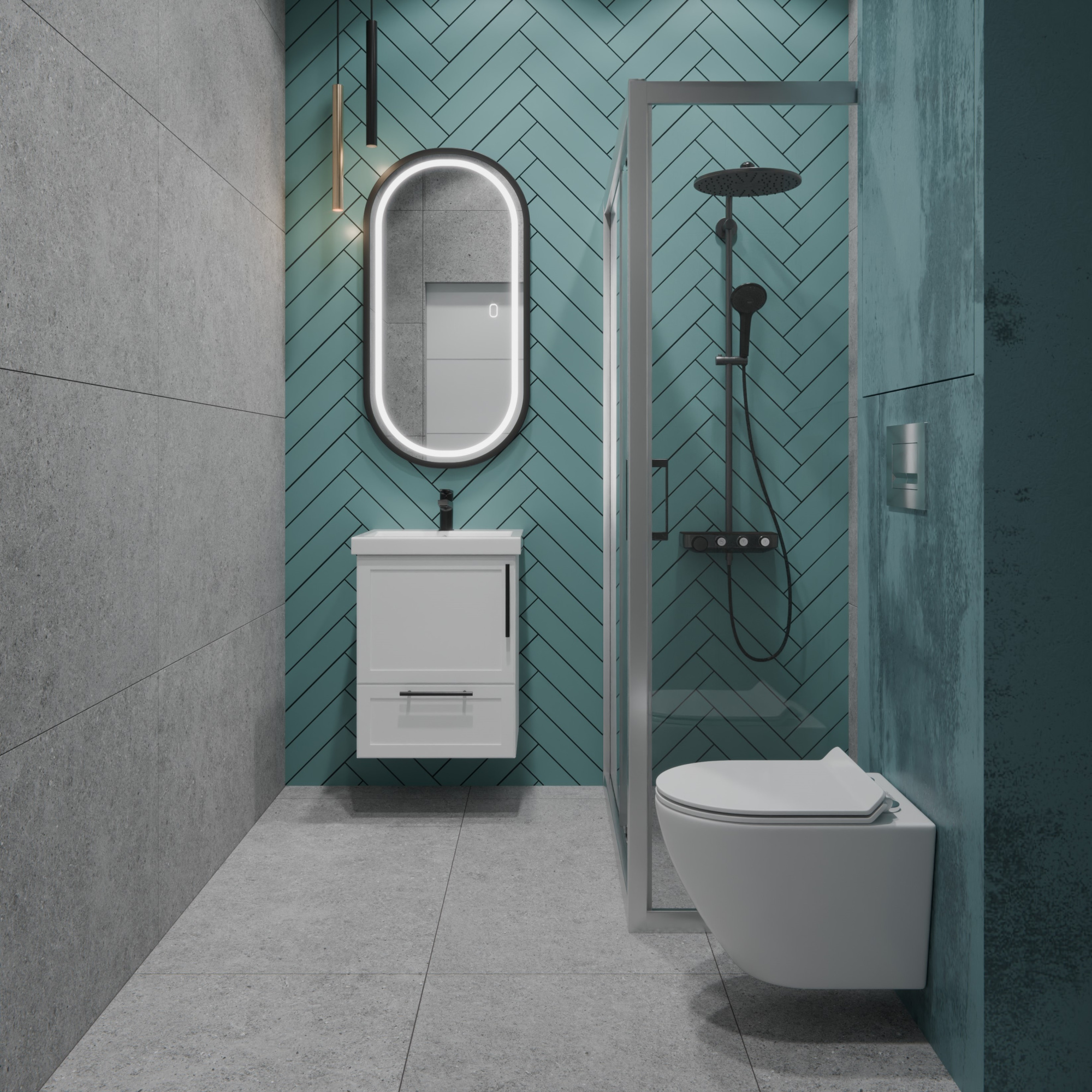 Унитаз подвесной K505 безободковый, сиденье тонкое ДП, крепления