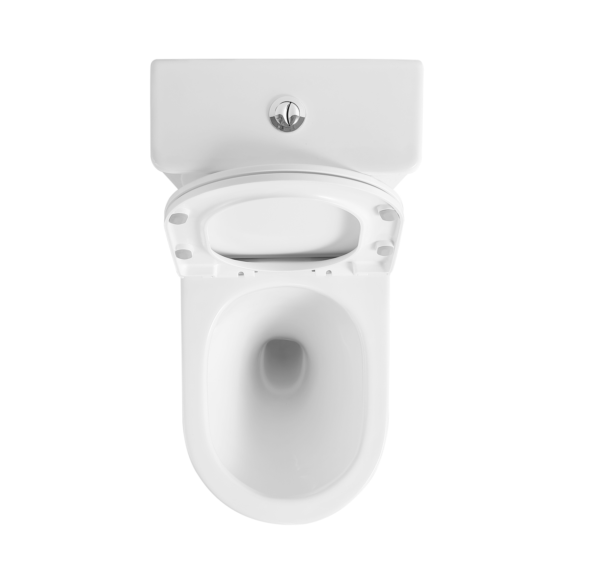 Унитаз-компакт EG306T безободковый круговой смыв, сиденье тонкое ДП, крепления, арматура, горизонтальный выпуск (T2334)