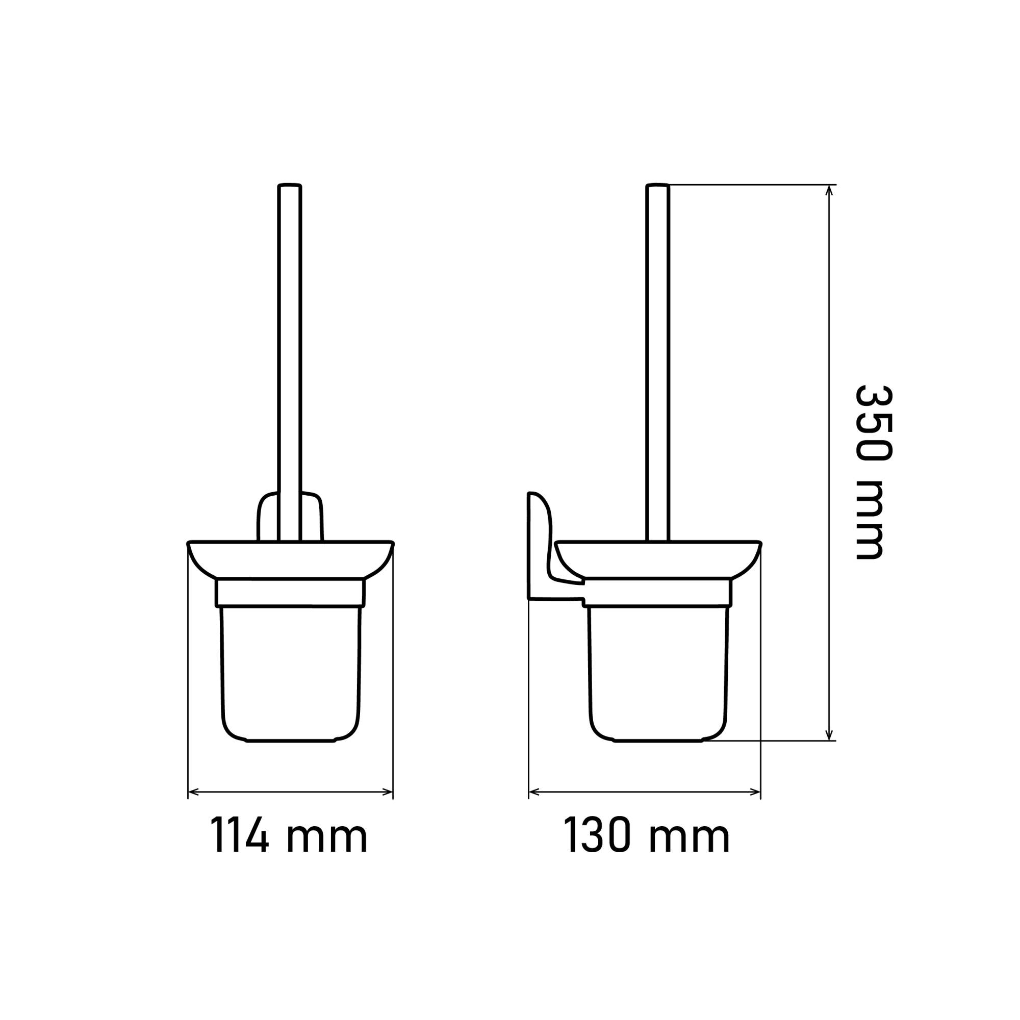 Ершик для унитаза "FLOWER" FORA