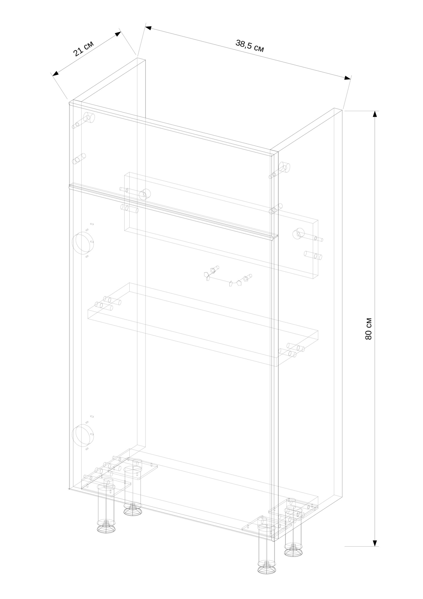 40 Тумба "Cleo 40" (ум. MODUO 40/COMO 40)