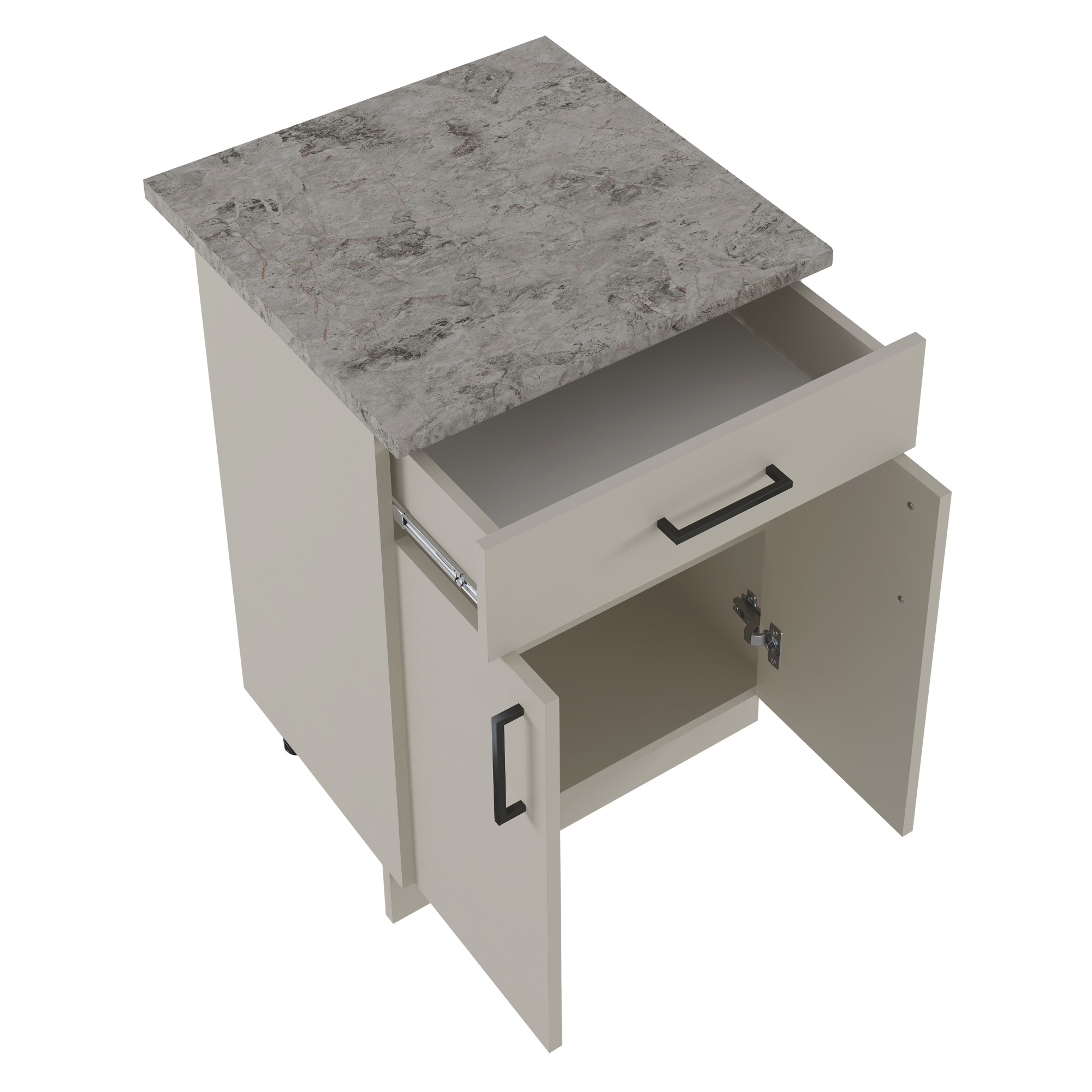 600 Стол рабочий/разделочный (1 ящик) - Кашемир (60*84*43)