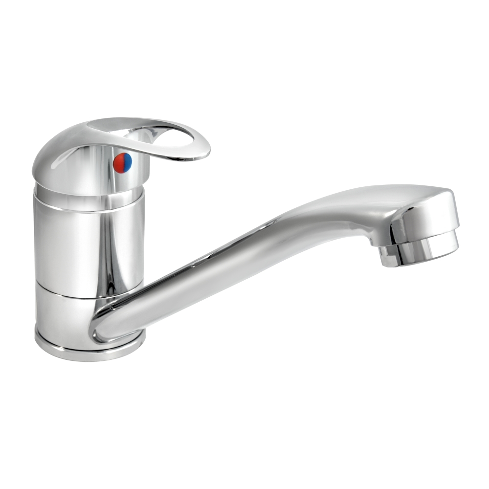 0402.610 Смеситель для мойки одноручный "Juguni"литой поворотный излив 250 мм, 40 мм катридж