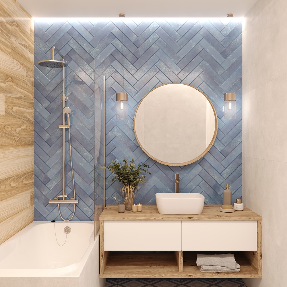 Умывальник накладной A408B прямоугольник без перелива (410*310*140 мм)