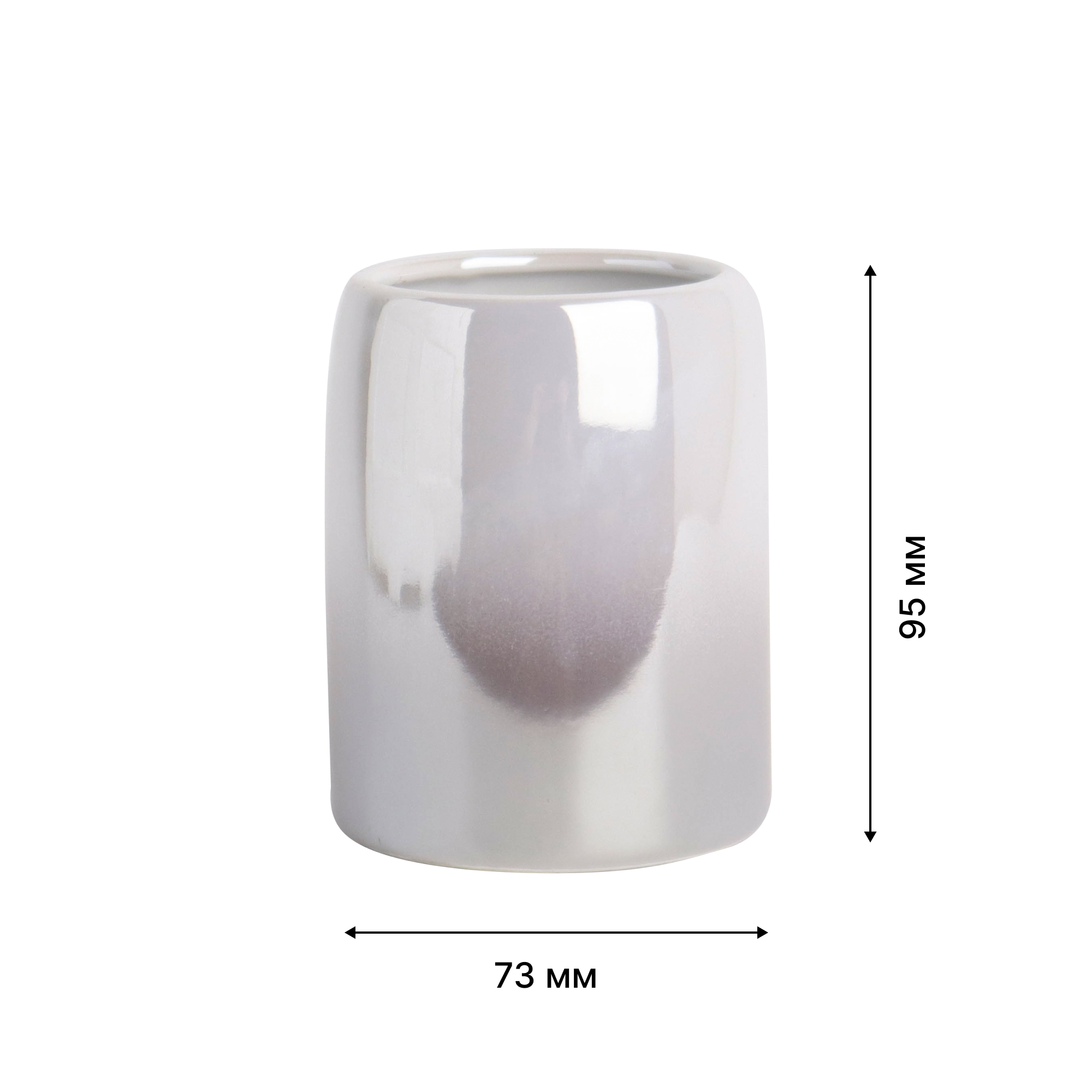 Стакан для зубных щеток настольный,  MORNING, керамика