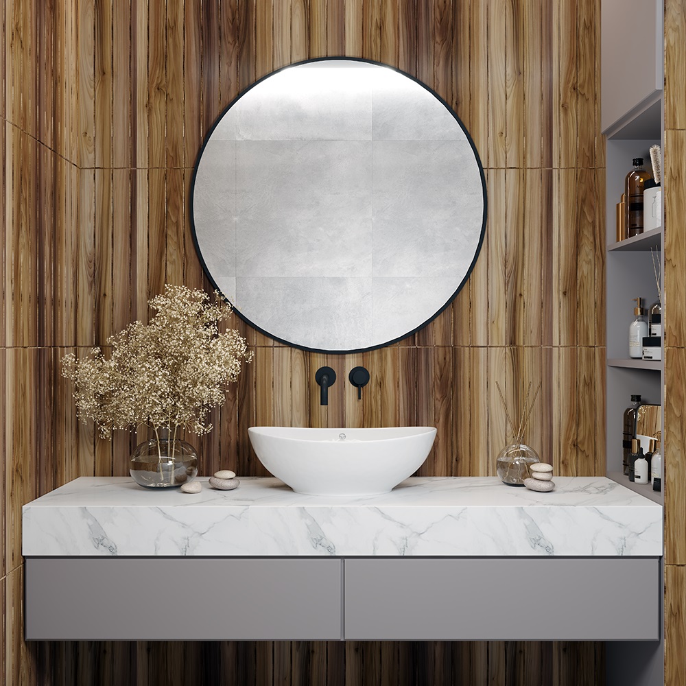 Умывальник накладной A247 овал с переливом (580*375*190 мм)