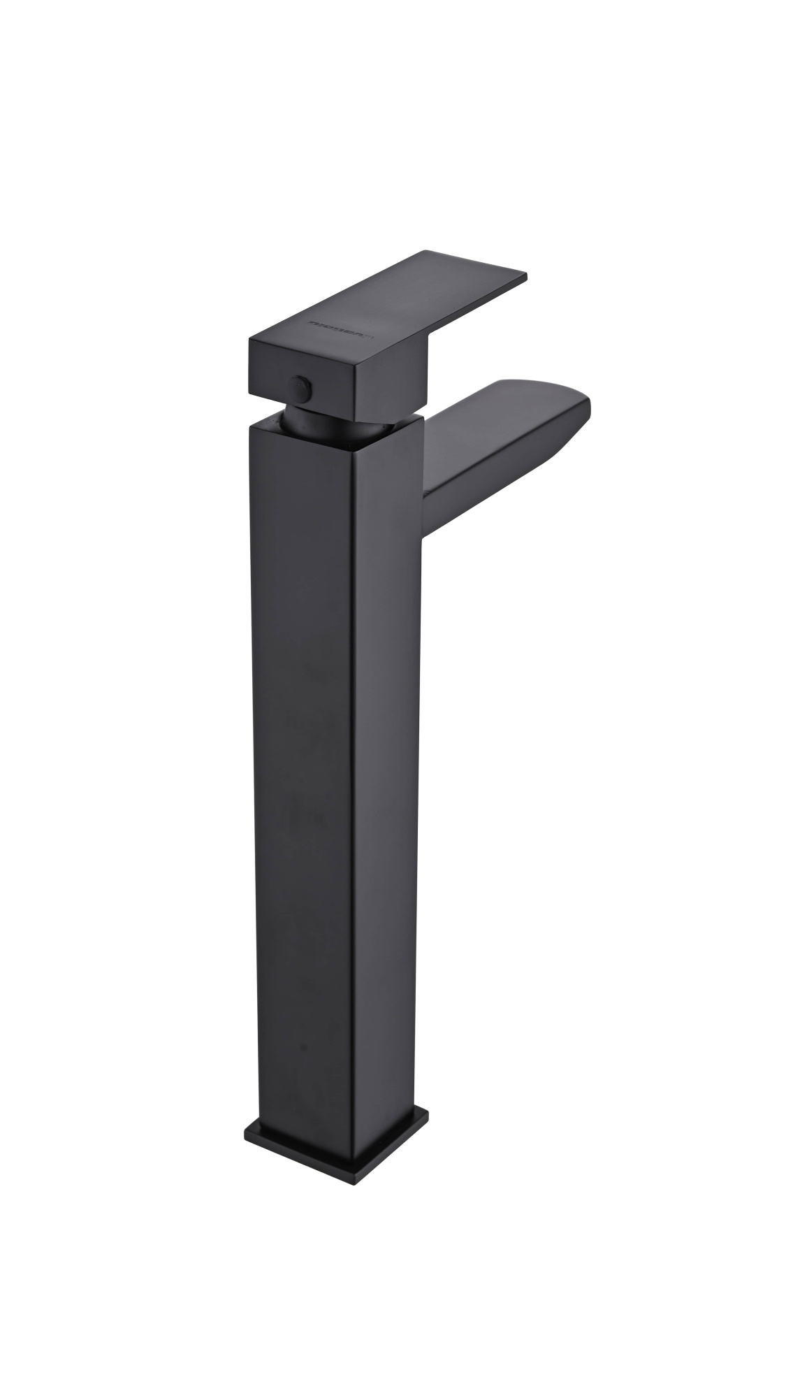 Смеситель для раковины высокий Сандеро, черный, нержавеющая сталь, EvaGold