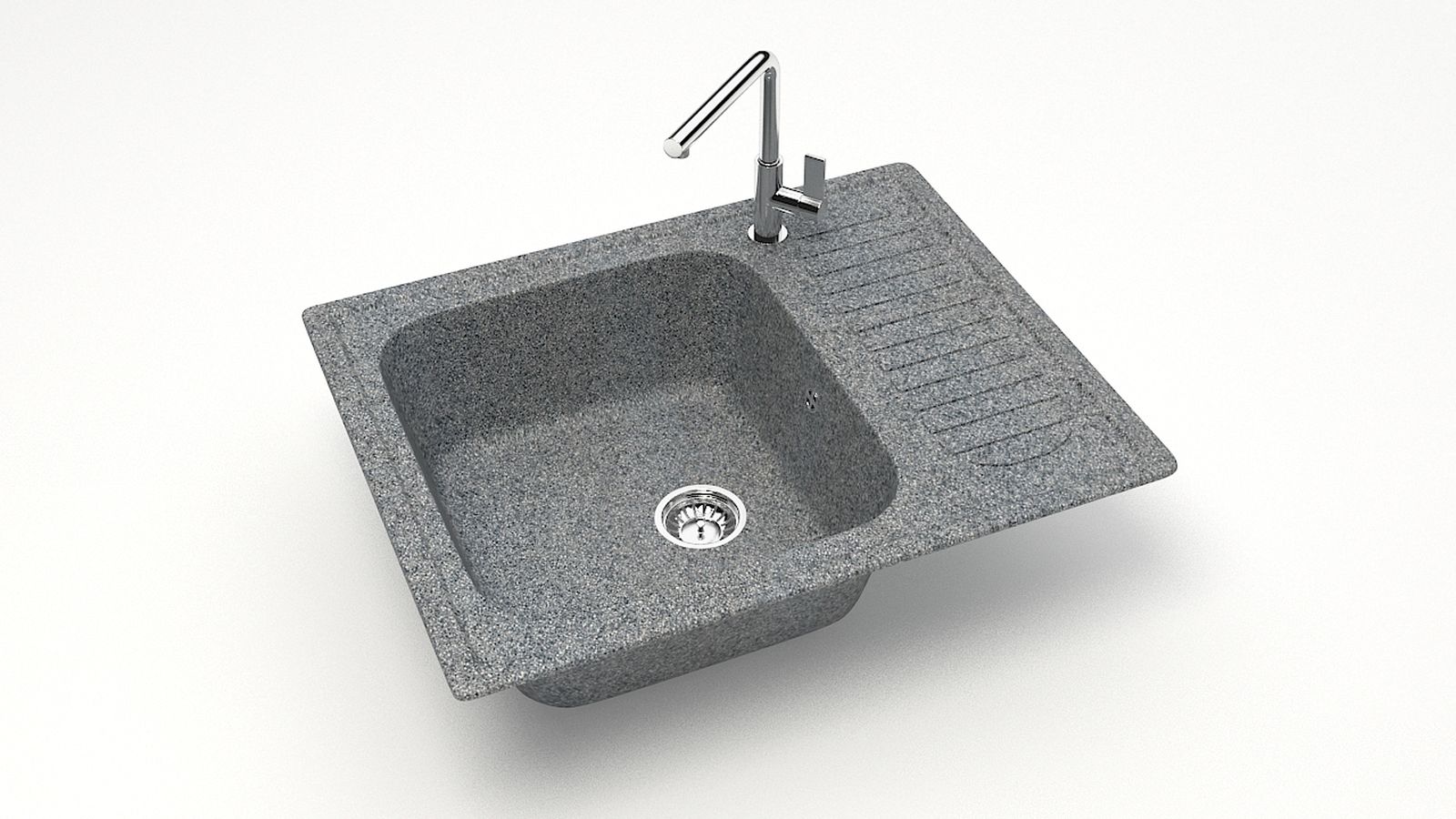 Мойка композит. MARRB.Арлин Z15Q8 прямоуг.,темно-серый,647х497х205 без сифона