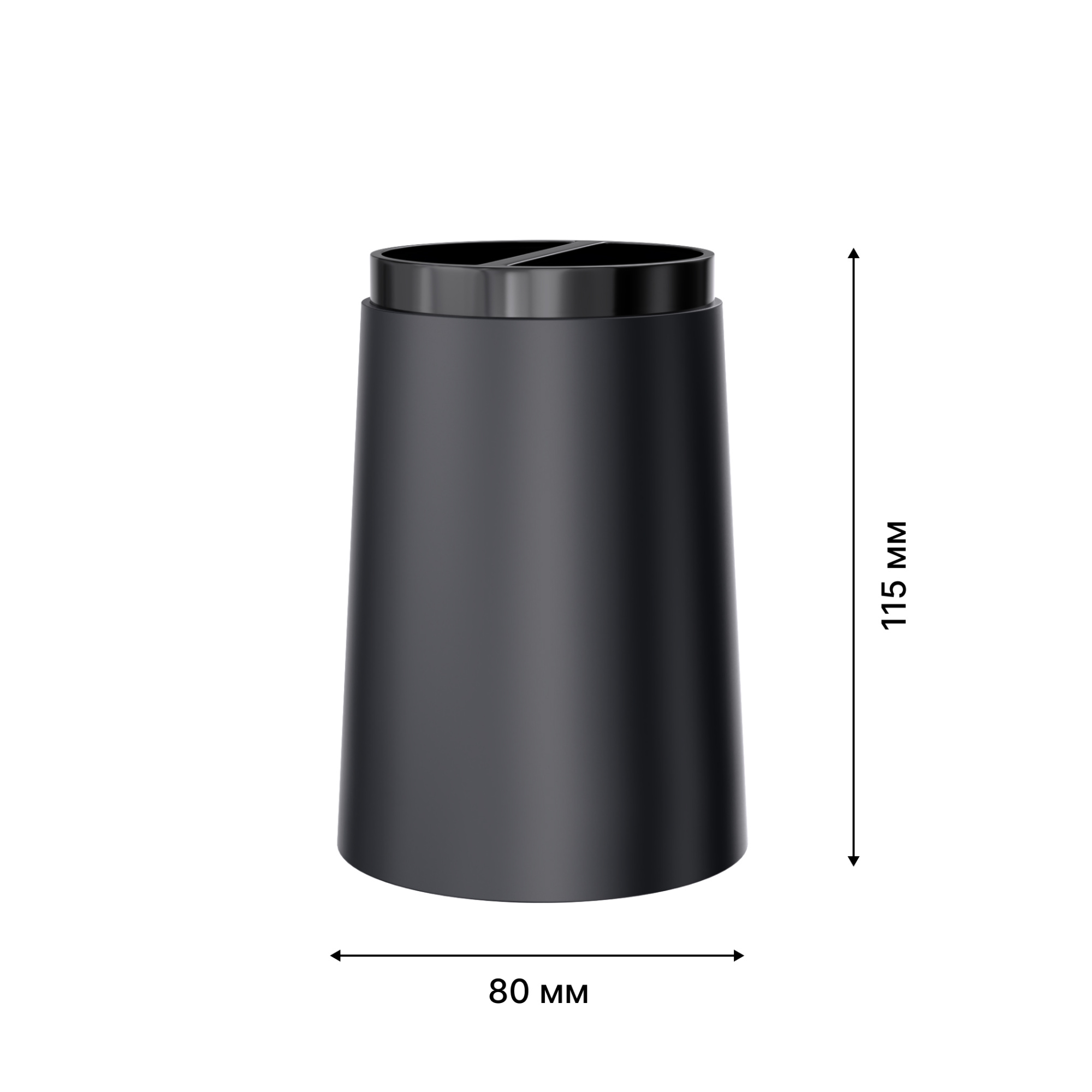 Стакан для зубных щеток настольный, TOULON, пластик