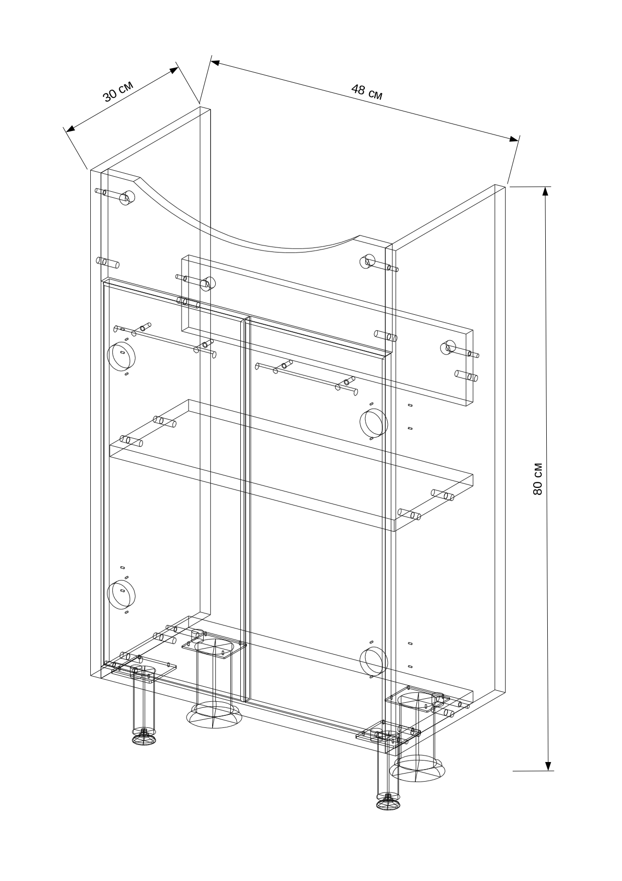 50 Тумба "Шимо 50-2" (ум. Уют 50)