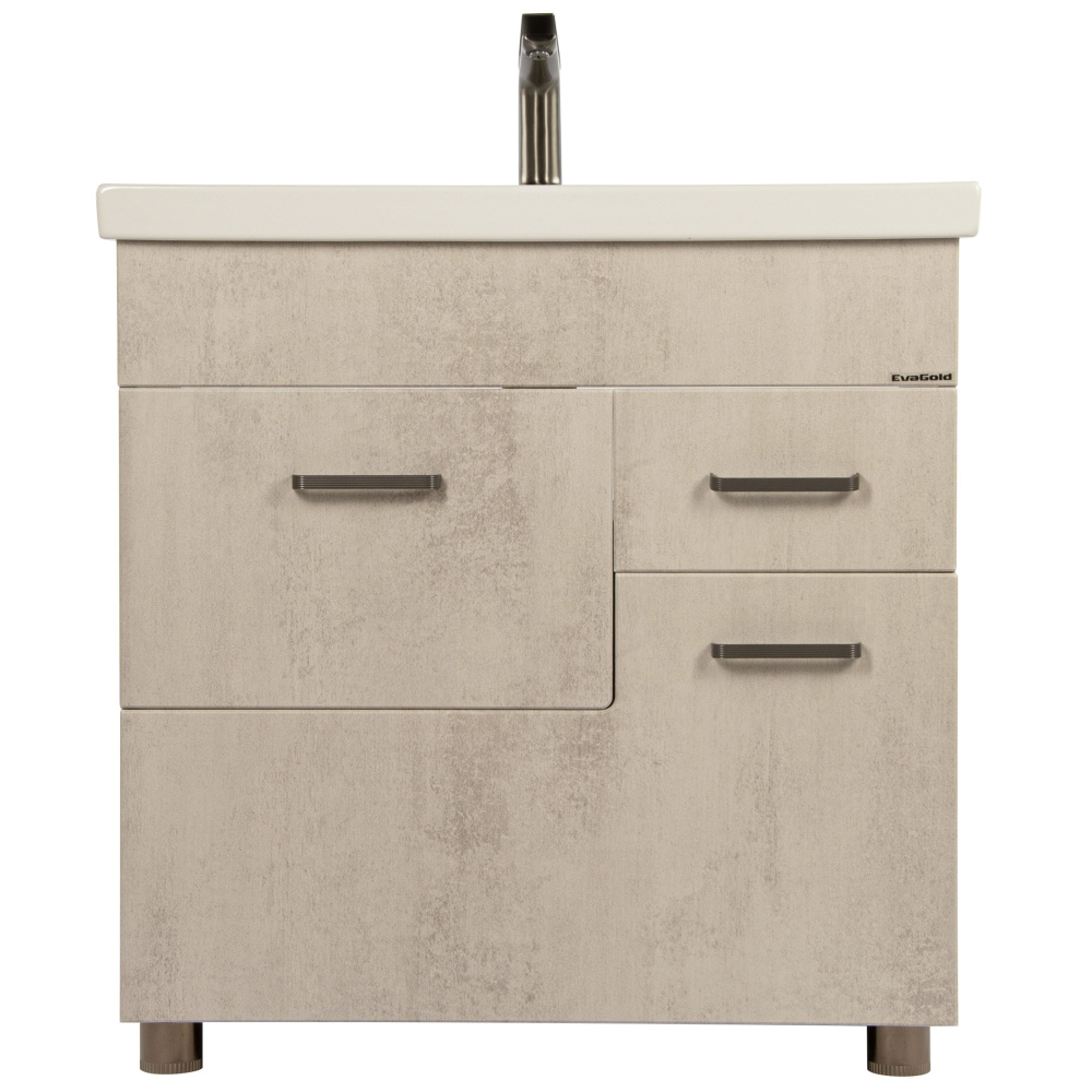 80 Тумба "Catherine 80 №2"  (ум. Фостер 800П/800/COMO 80) белый камень