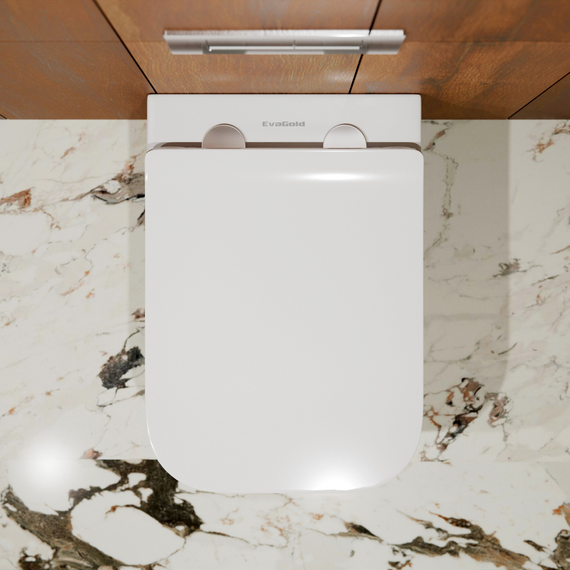 Унитаз подвесной K634 безободковый, сиденье тонкое ДП, крепления