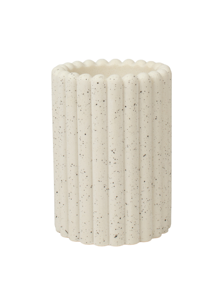 Стакан для зубных щеток Zenfort коллекция "Тирамису", полирезина