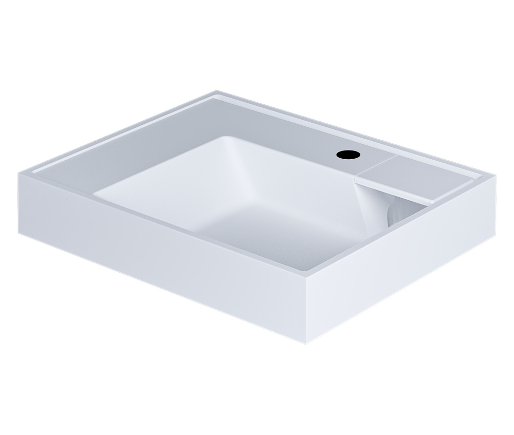 Раковина Vega 50  на стир. машину узкая 600*500*100 (кронштейн, крепление для умывальника)