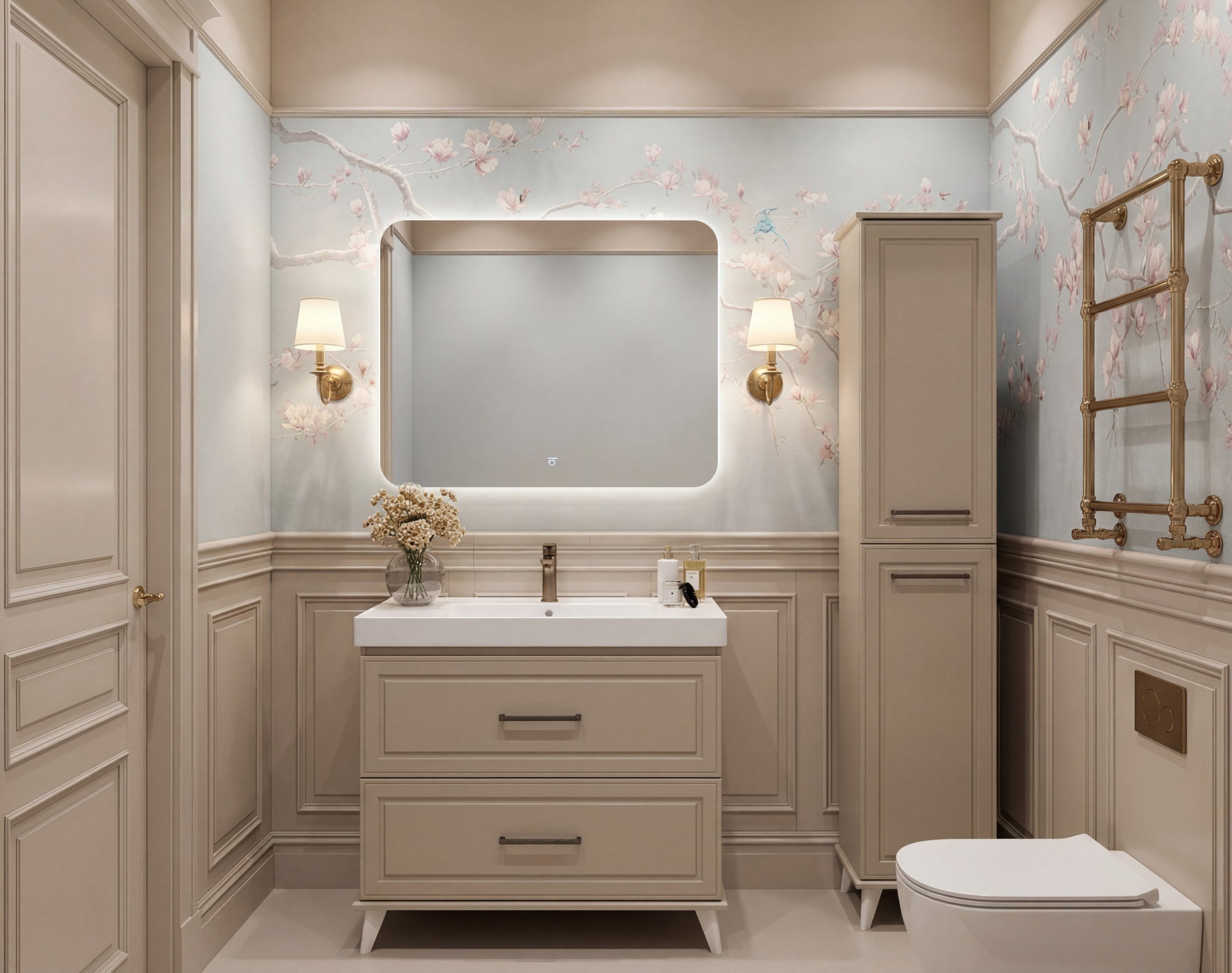 100 Тумба "Майкл 100" №2 (ум. Грэмми 1000), цвет мокка мусс