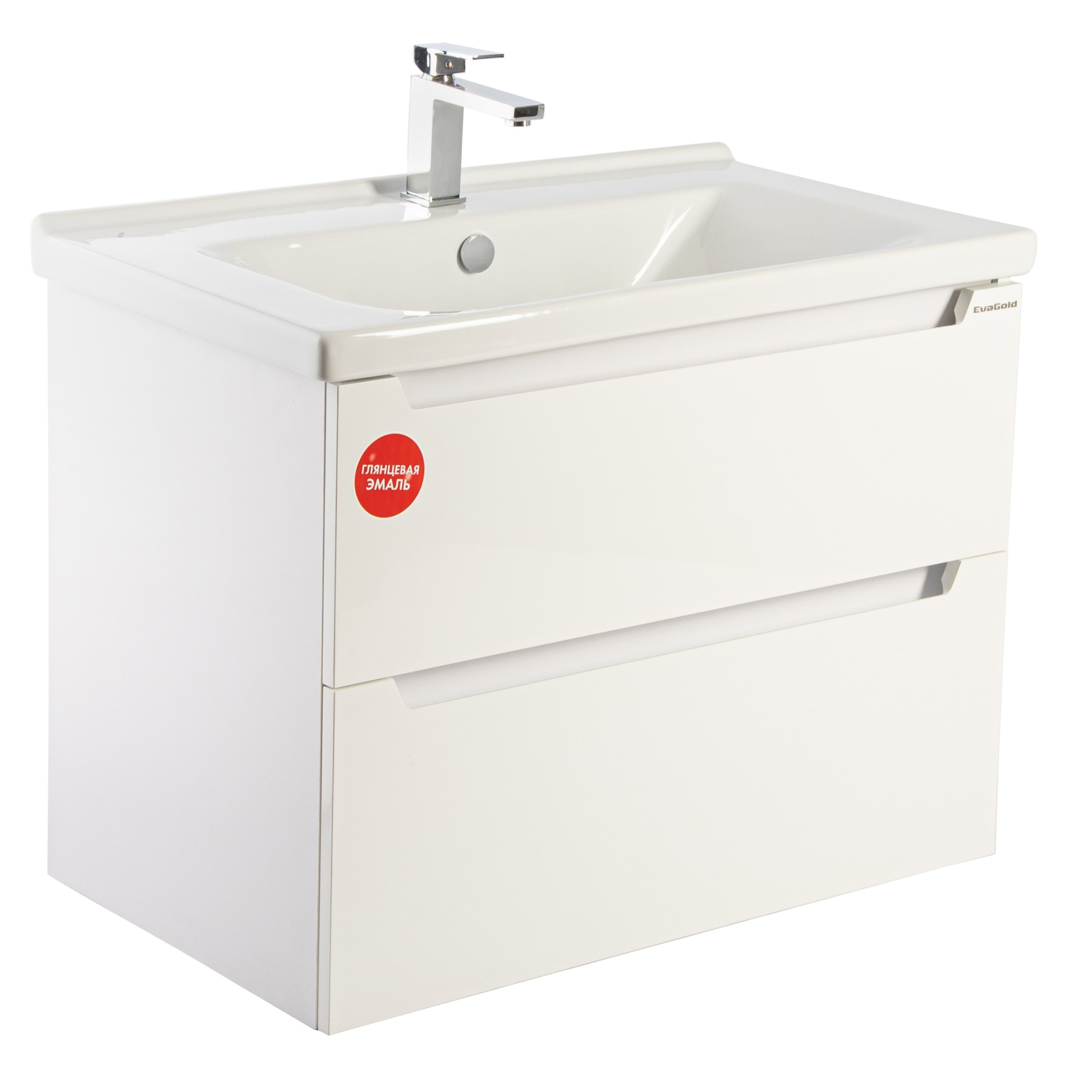 80 Подвесная тумба "Паола 80" №2 с выдв. ящ. (ум. Грэмми 80, Миранда 80, COMO 80)