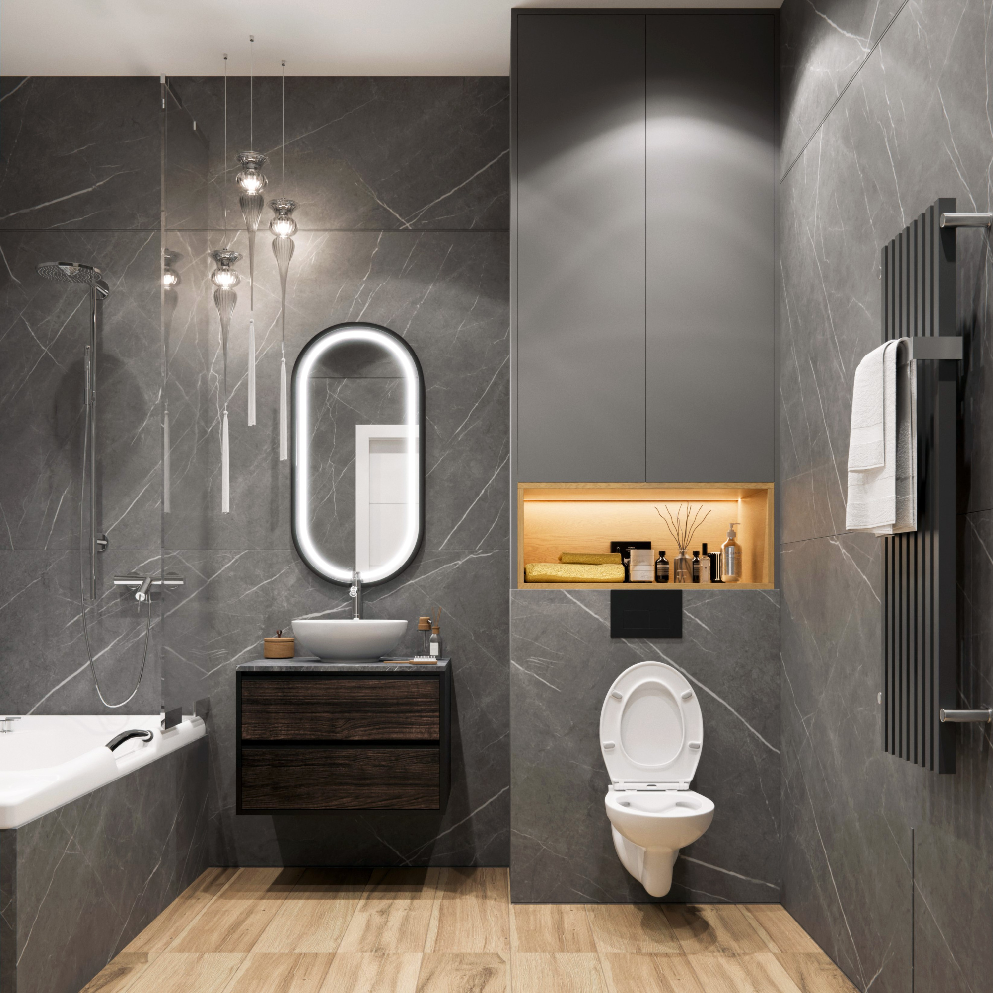 Унитаз подвесной K701 безободковый, сиденье тонкое ДП