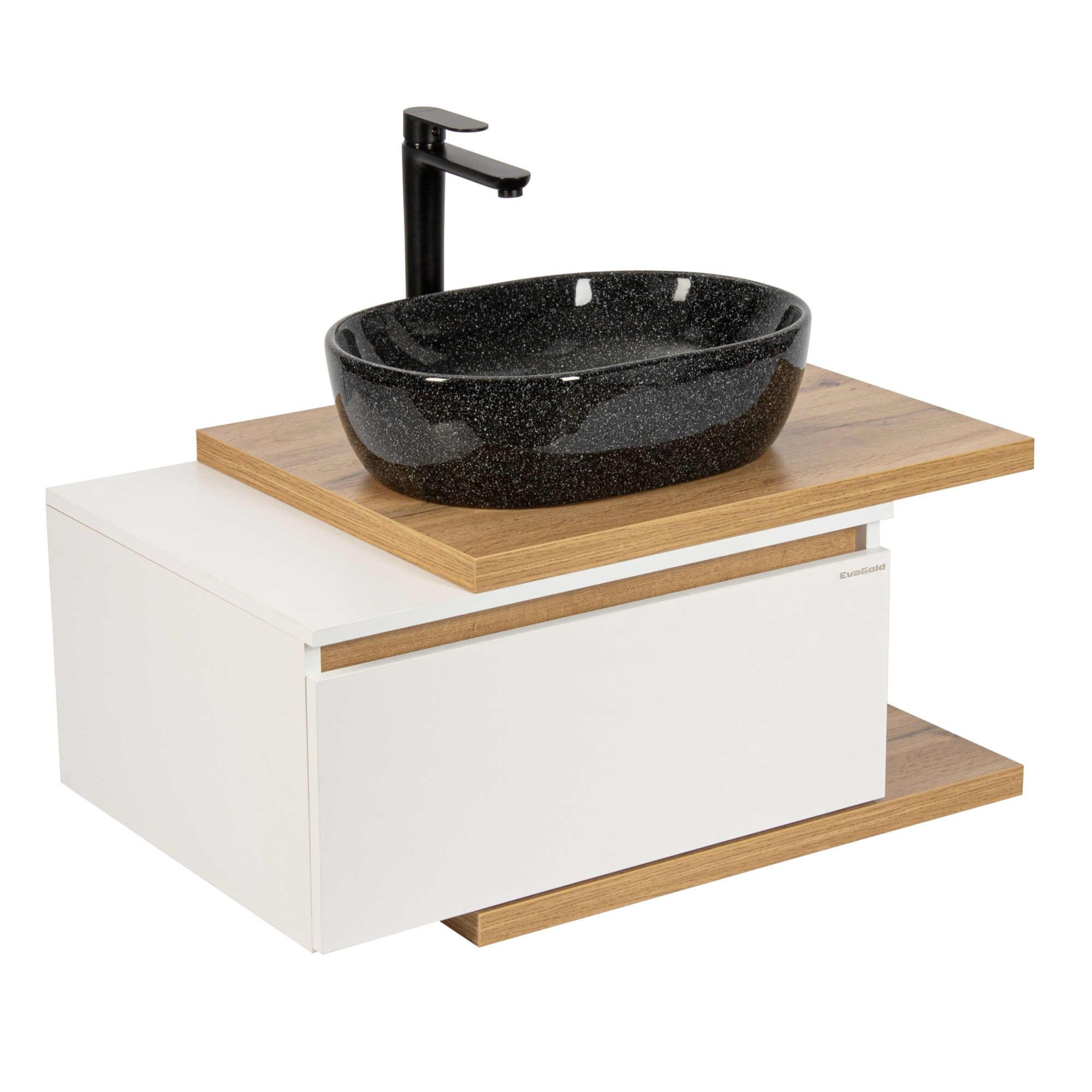 80 Подвесная тумба "Forest 80" (ум. А433 BM /А433 WGM) Pur-клей