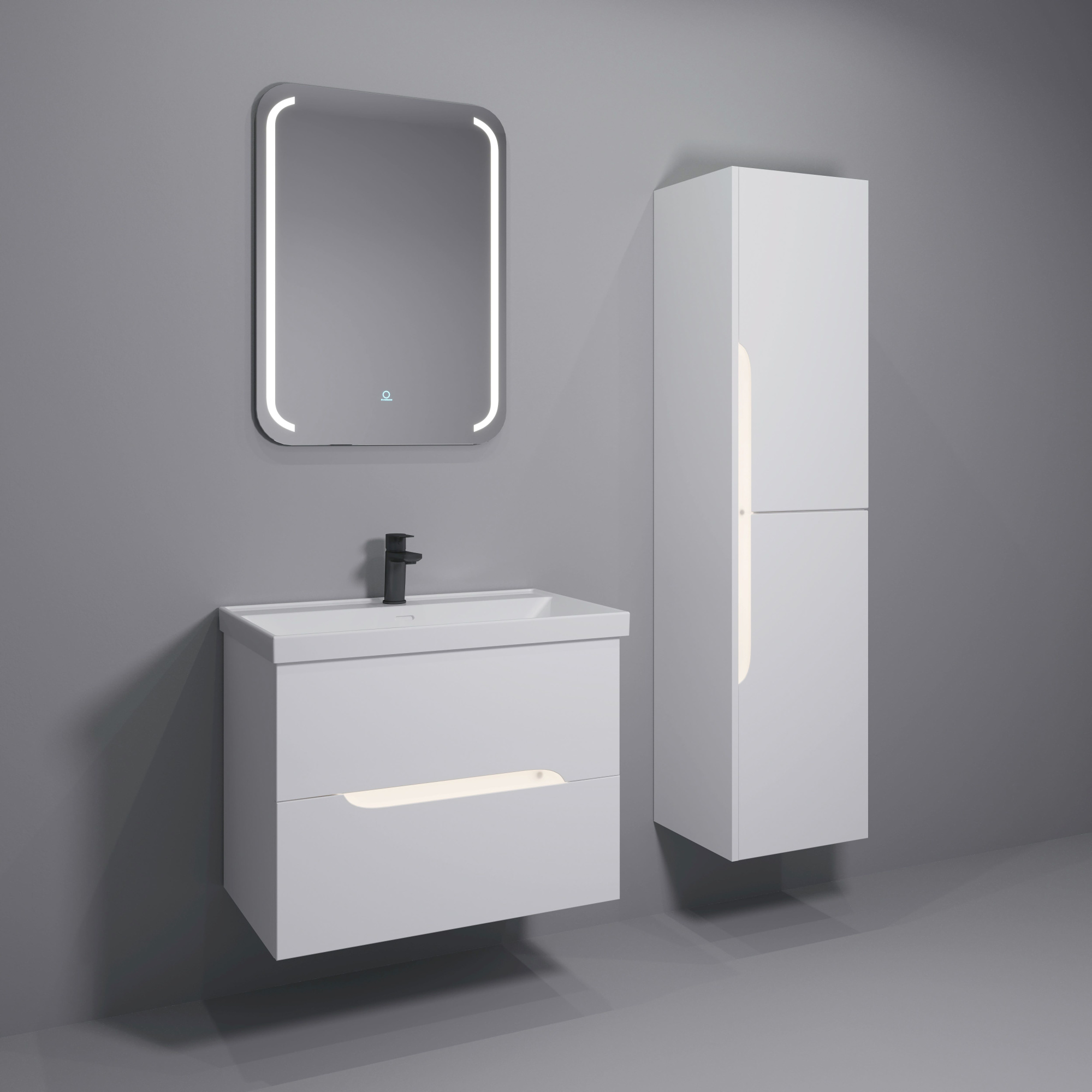 75 Тумба подвесная Шелл 75 (ум. Line 75, Элина 75)