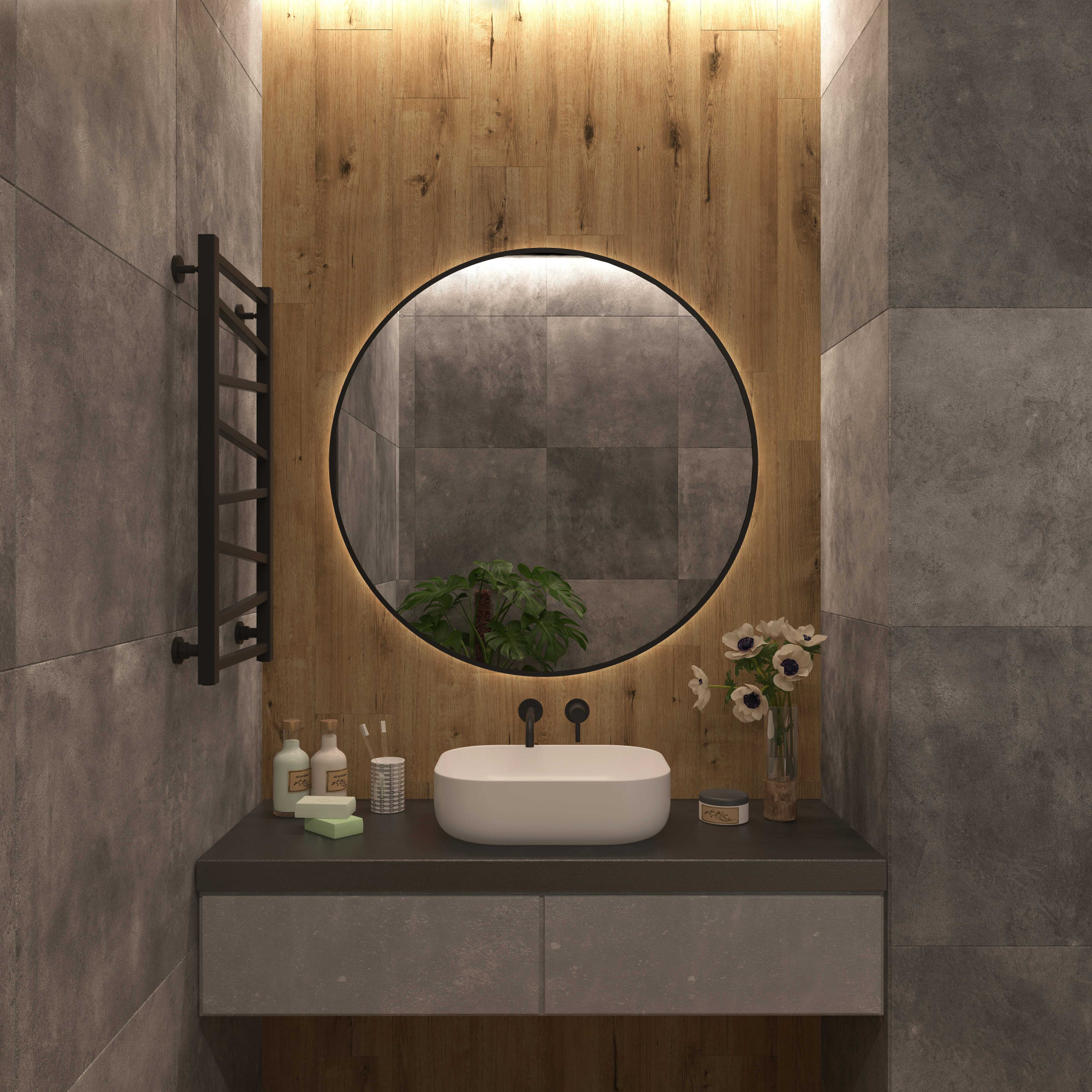 Умывальник накладной A419A прямоугольник без перелива (610*400*150 мм)