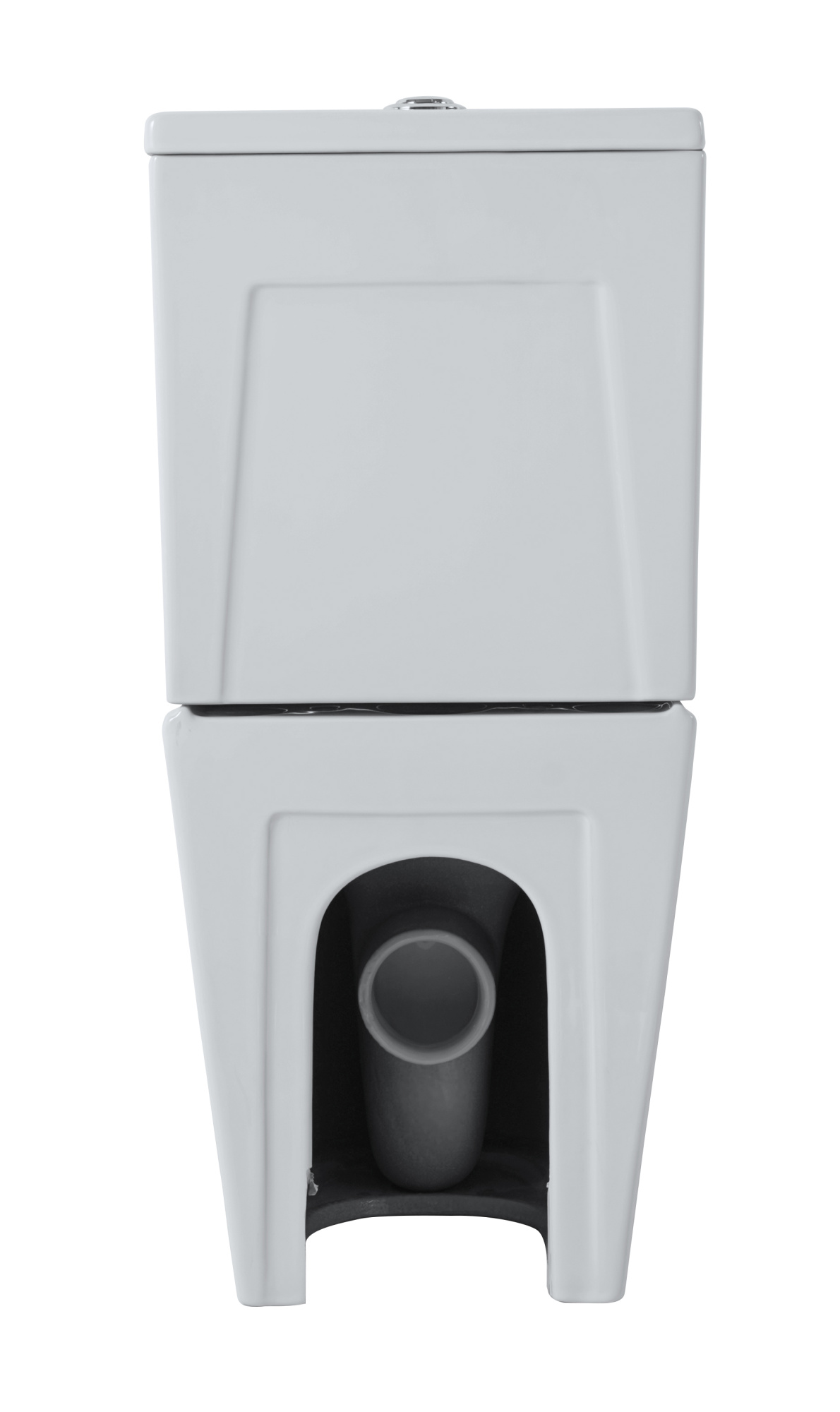 Унитаз-компакт EG311T безободковый круговой смыв, сиденье тонкое ДП, крепления, арматура, горизонтальный выпуск