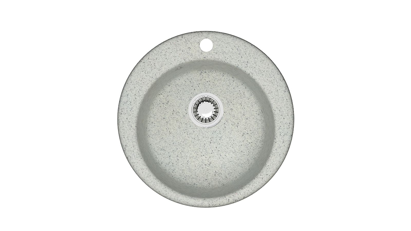 Мойка композит. MARRBAXX КК круг 30/Q10, 475х475х180, светло-серый, без сифона