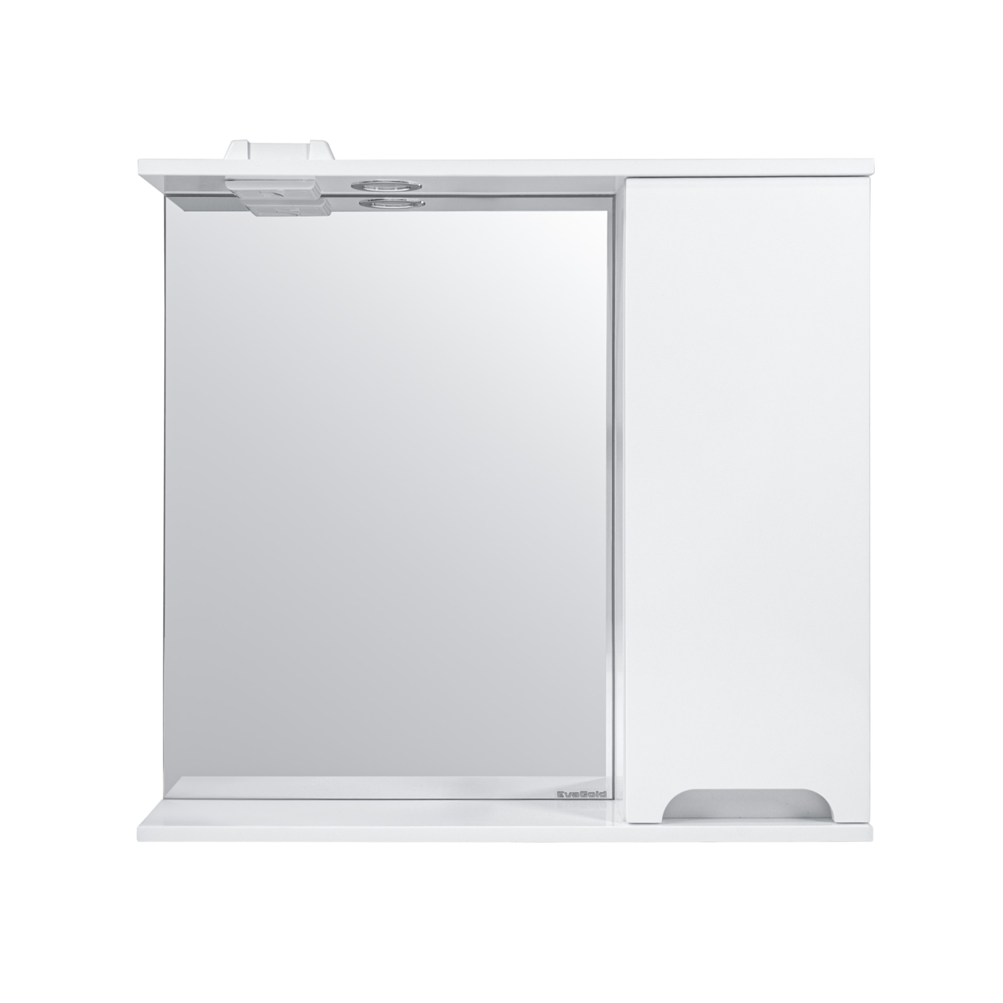 75 Зеркало-шкаф "Vesta 75" № 3 белый глянец Pur-клей